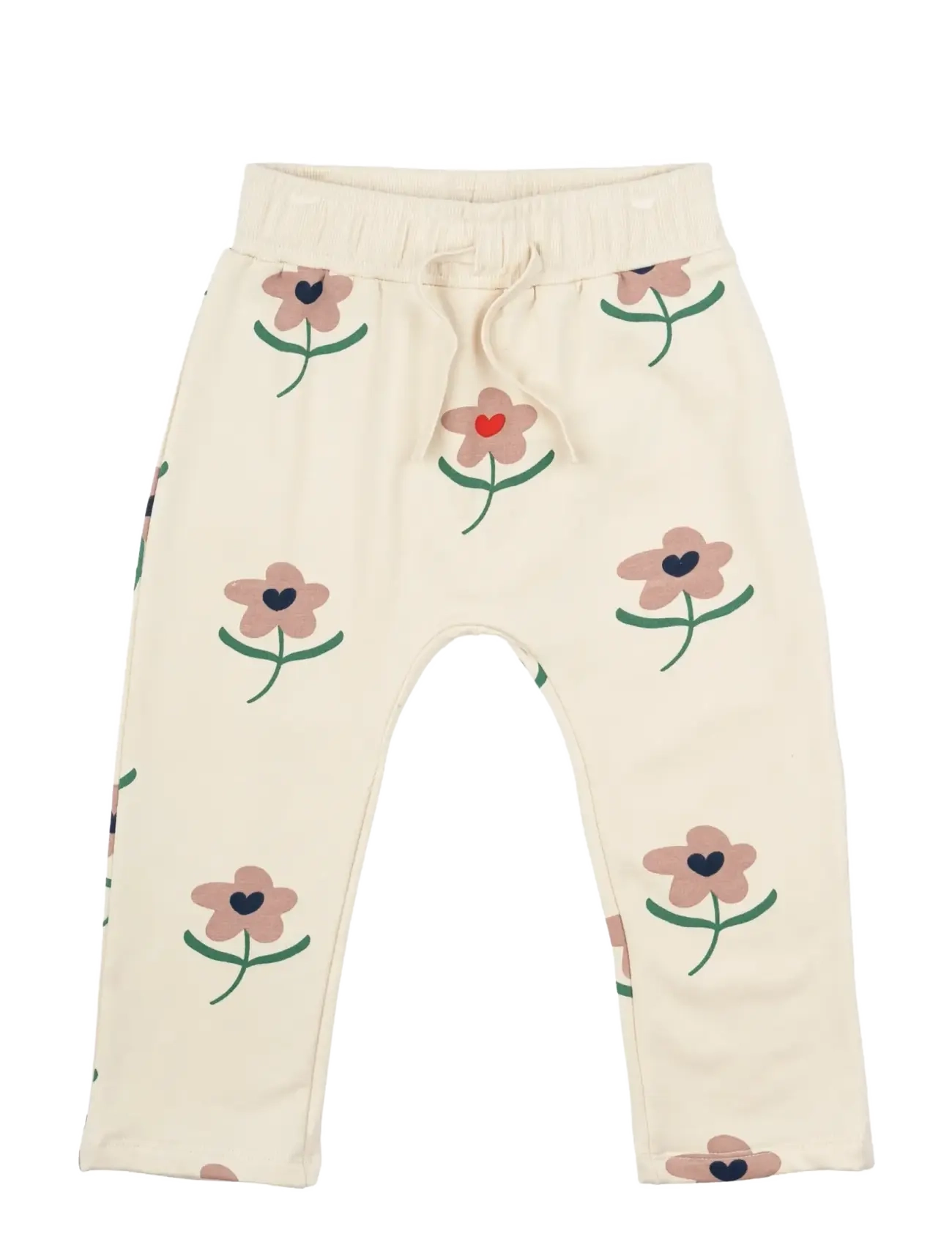The New TNSTNetty Sweatpants - Mjukisbyxor - WHITE SWAN AOP / cream