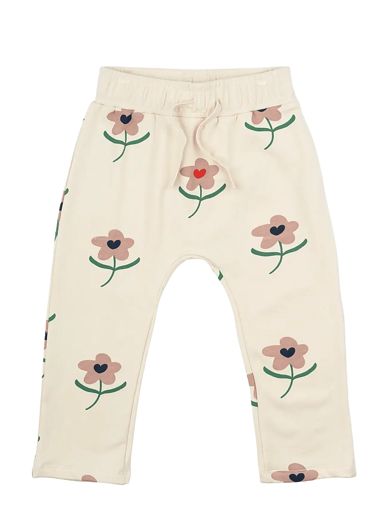 The New - TNSTNetty Sweatpants - mjukisbyxor - white swan aop - 0