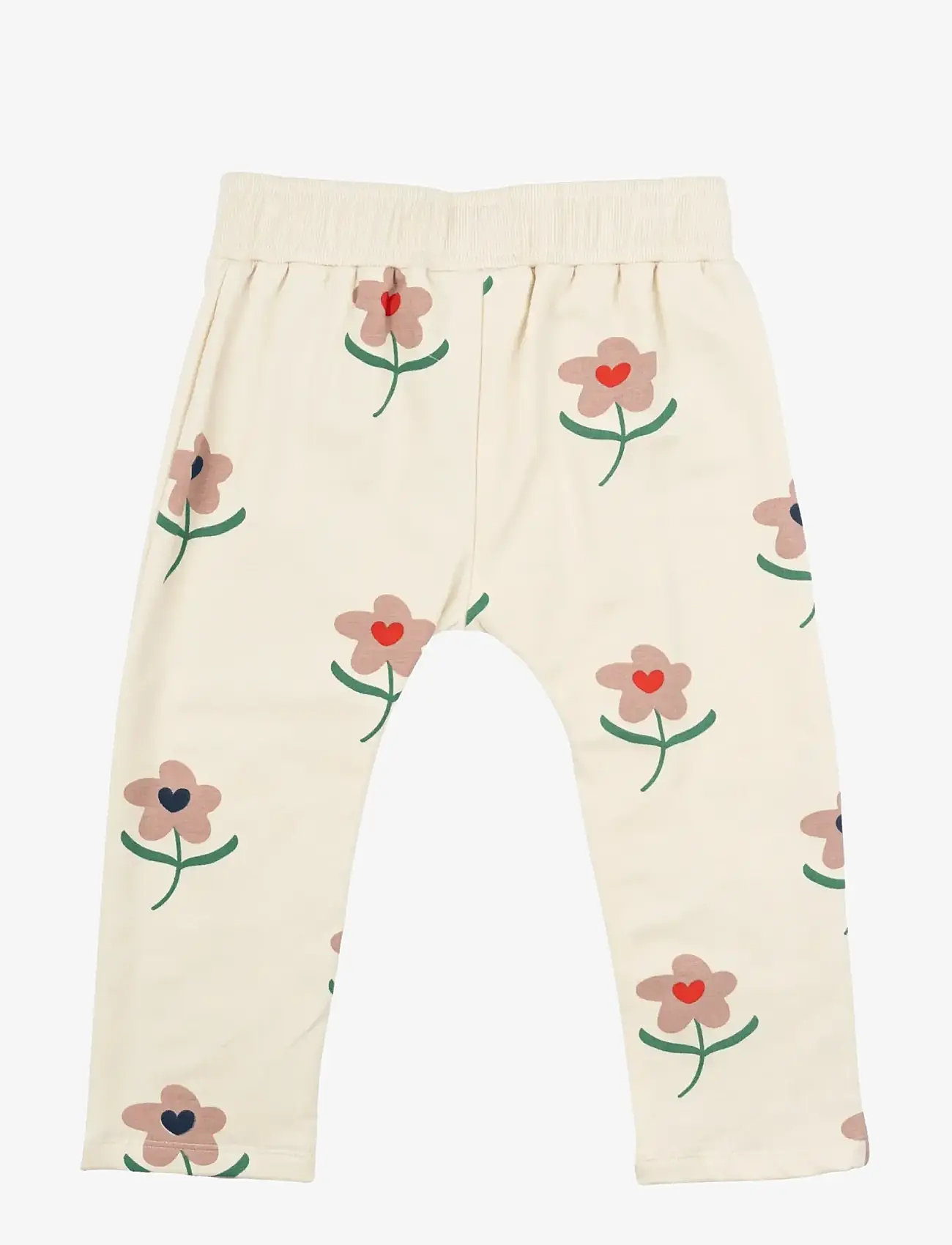 The New - TNSTNetty Sweatpants - mjukisbyxor - white swan aop - 1