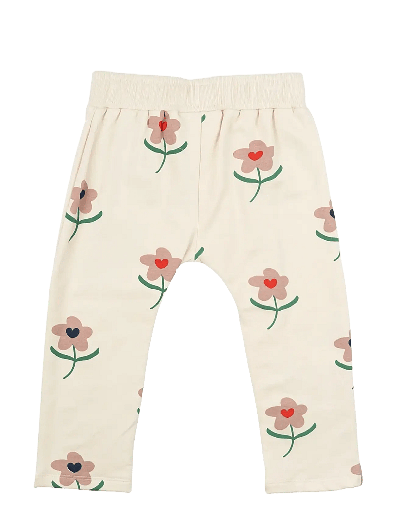 The New - TNSTNetty Sweatpants - mjukisbyxor - white swan aop - 1