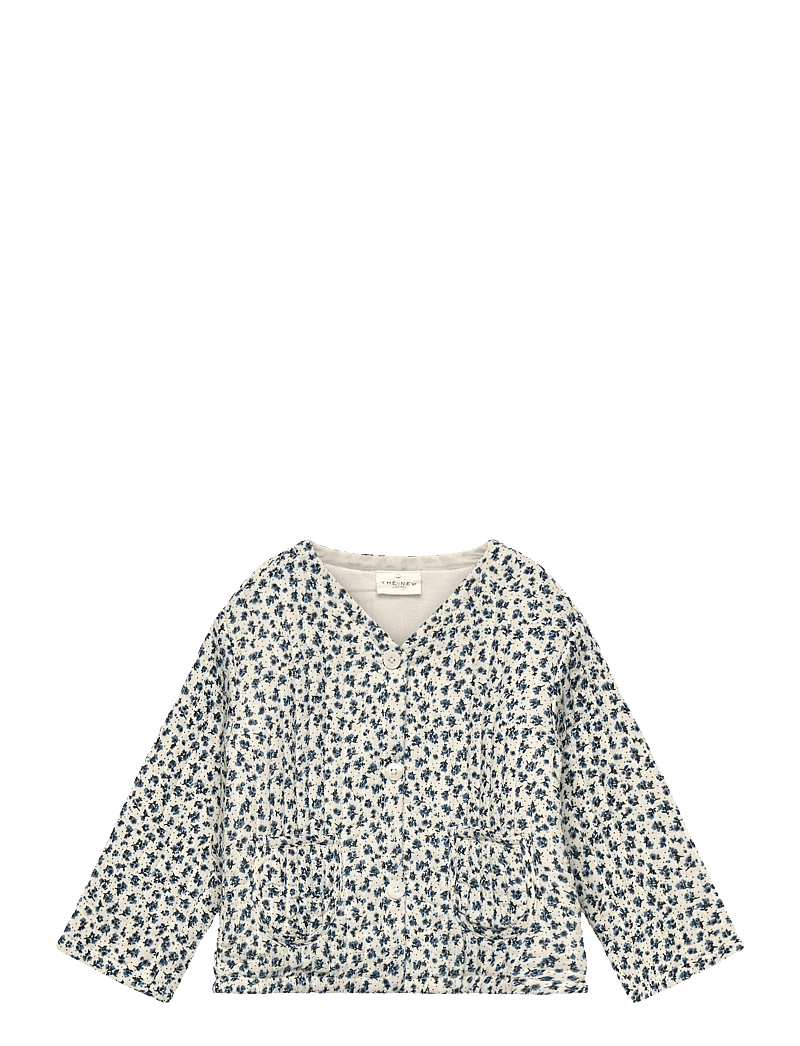 The New - TNSTNikita Quilted Jacket - steppjacken - white swan aop - 1