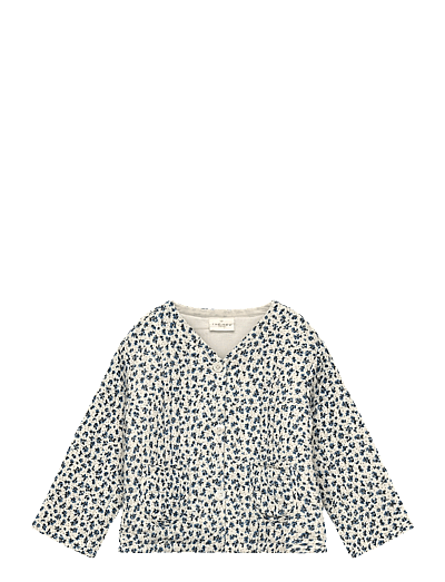 The New TNSTNikita Quilted Jacket - Jackets - WHITE SWAN AOP / blue