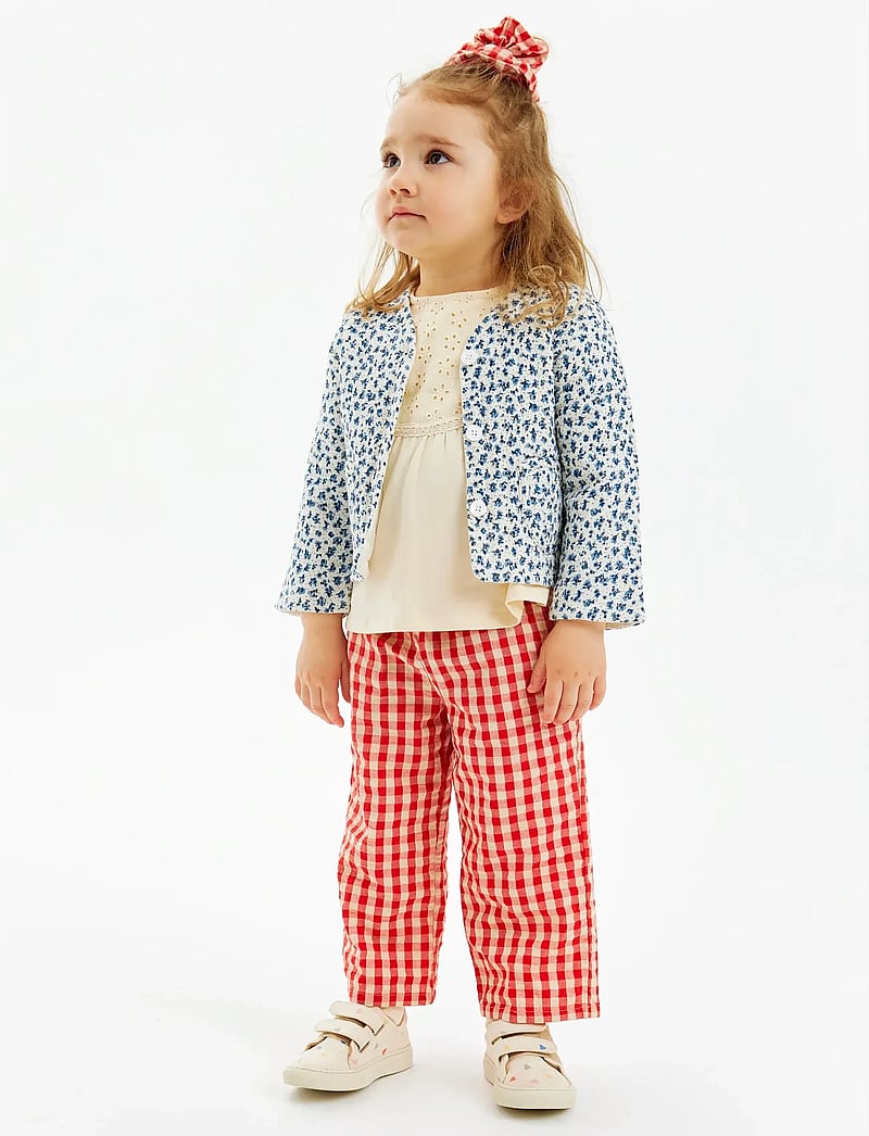 The New - TNSTNikita Quilted Jacket - steppjacken - white swan aop - 0