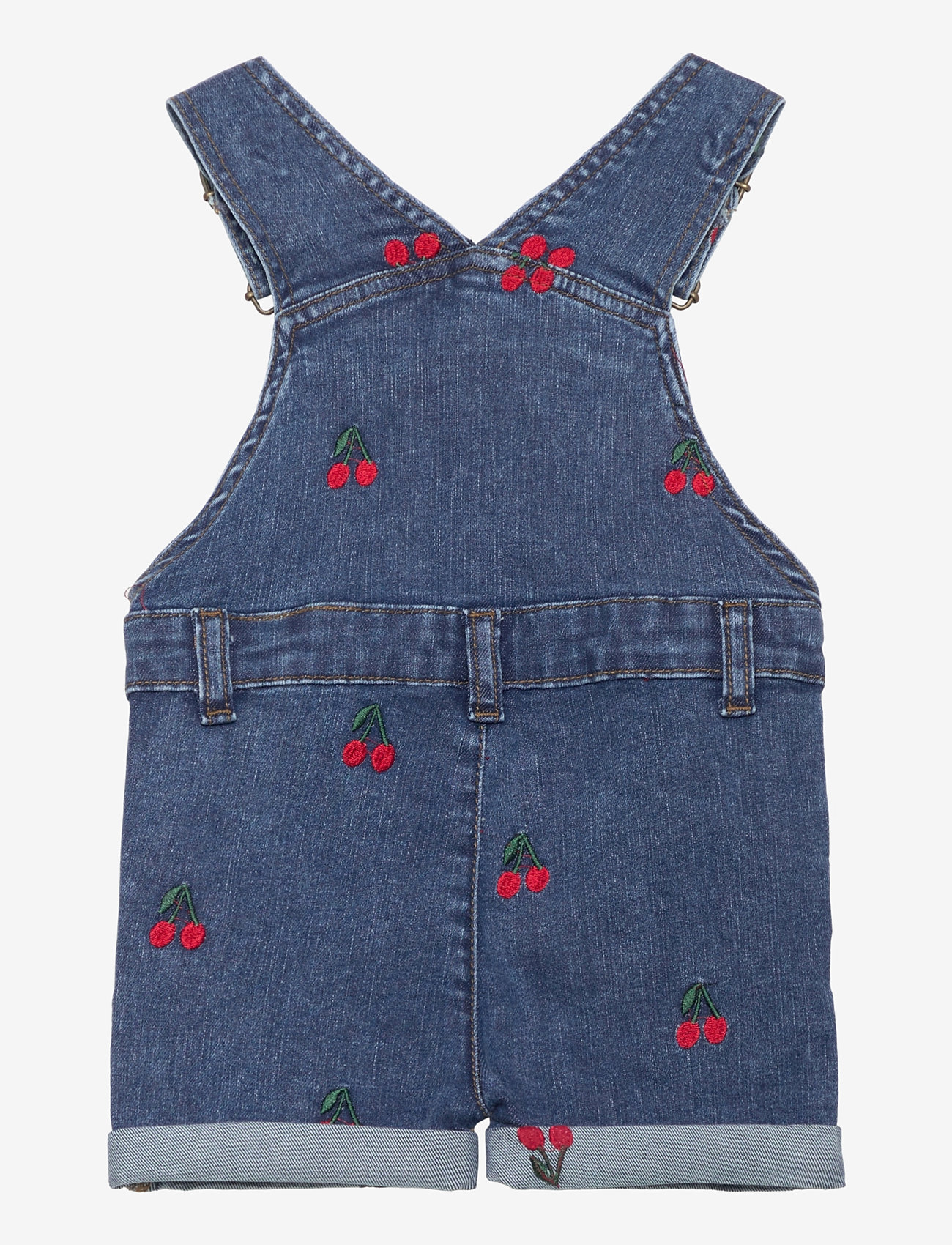 The New - TNSTNayla Short Denim Dungarees - light blue denim emb - 1