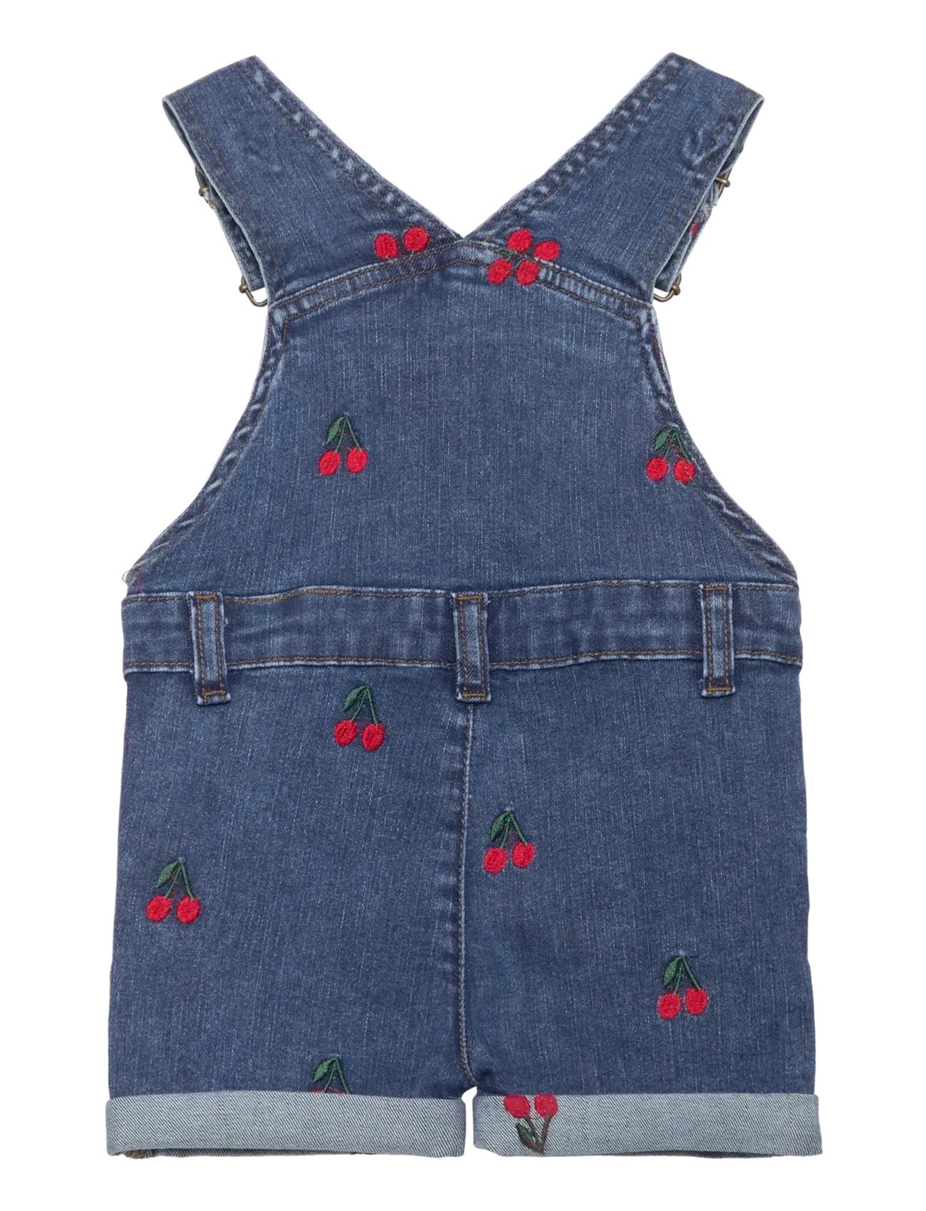 The New - TNSTNayla Short Denim Dungarees - light blue denim emb - 1