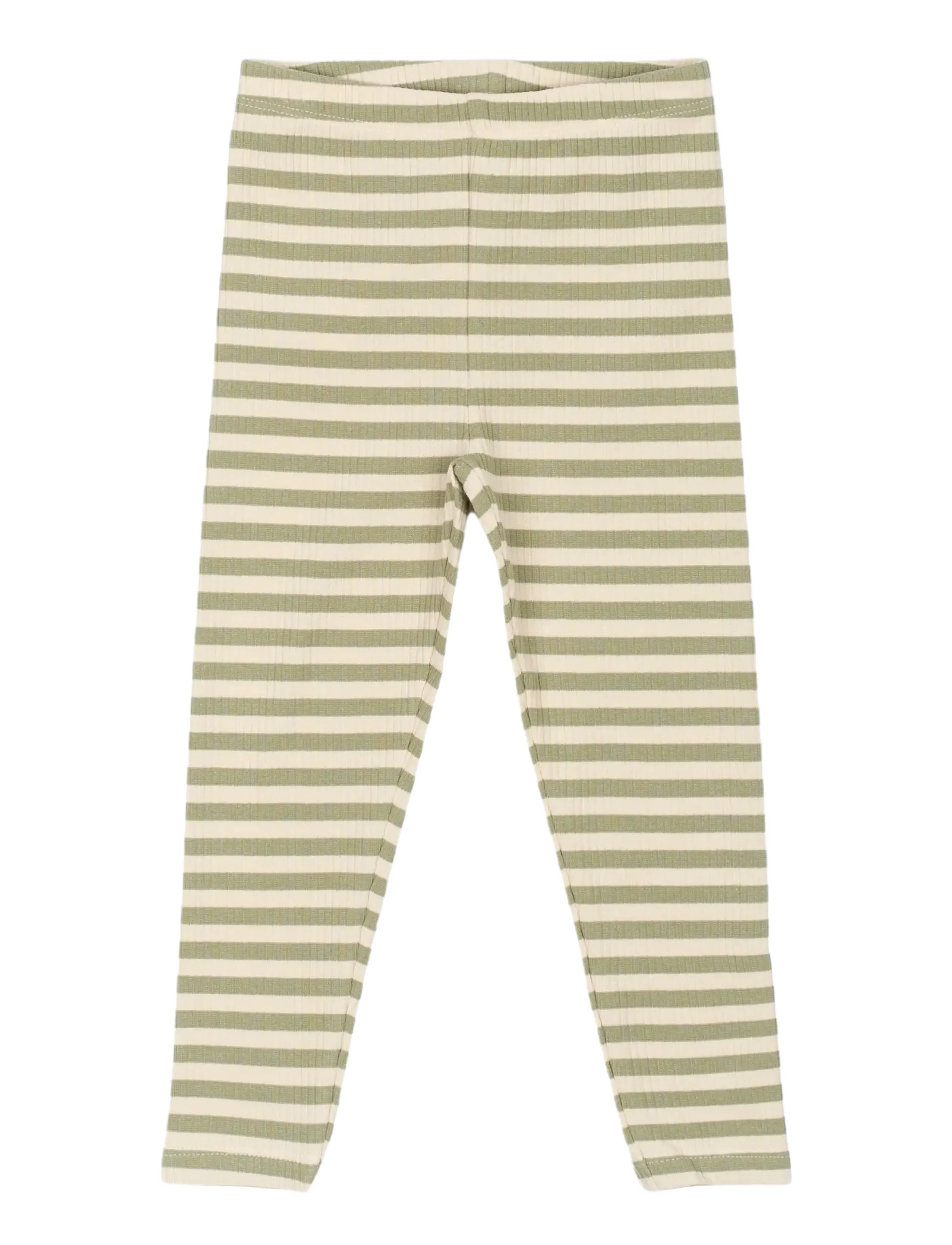 The New TNSTFro Uni Rib Leggings - Baby 44-92 - TEA STRIPED / green