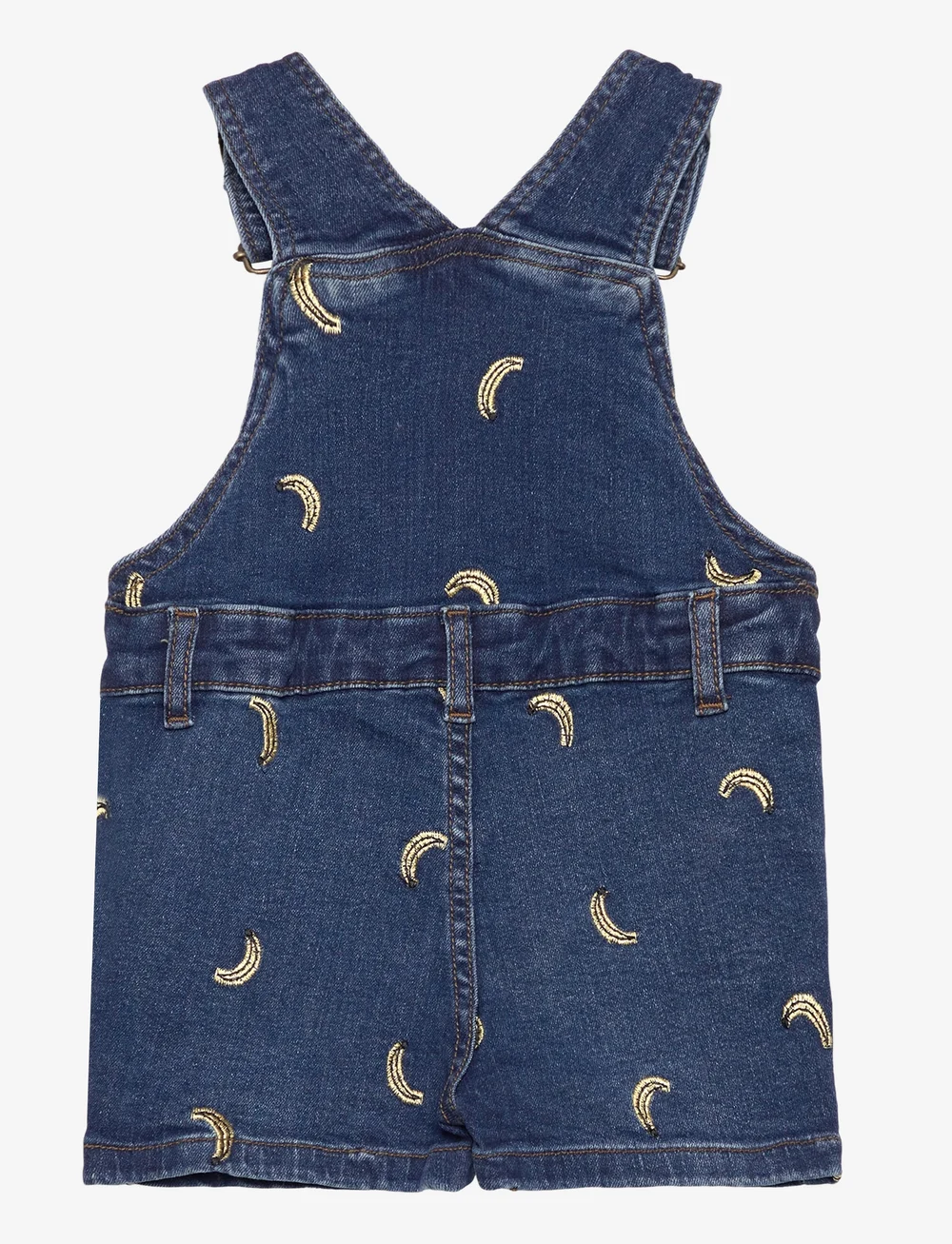 The New - TNSTOtis Short Denim Dungarees - ogrodniczki - medium blue denim emb - 2