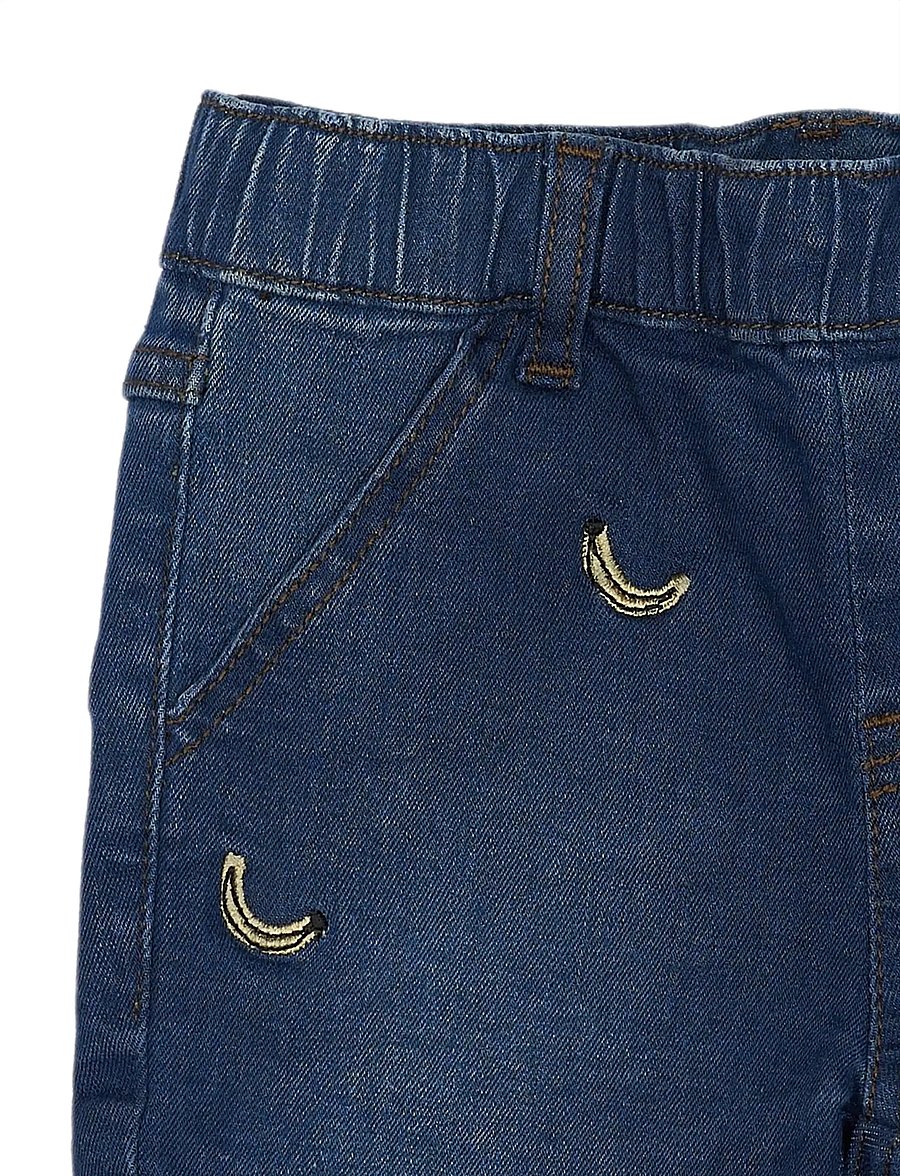 The New - TNSTOtis Denim Shorts - denimshorts - medium blue denim emb - 2