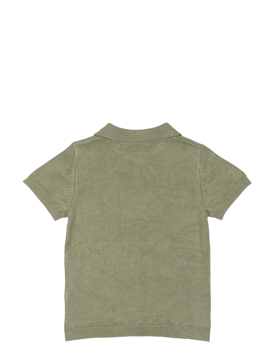 The New - TNSTOlivio S_S Knit Polo - tea - 1
