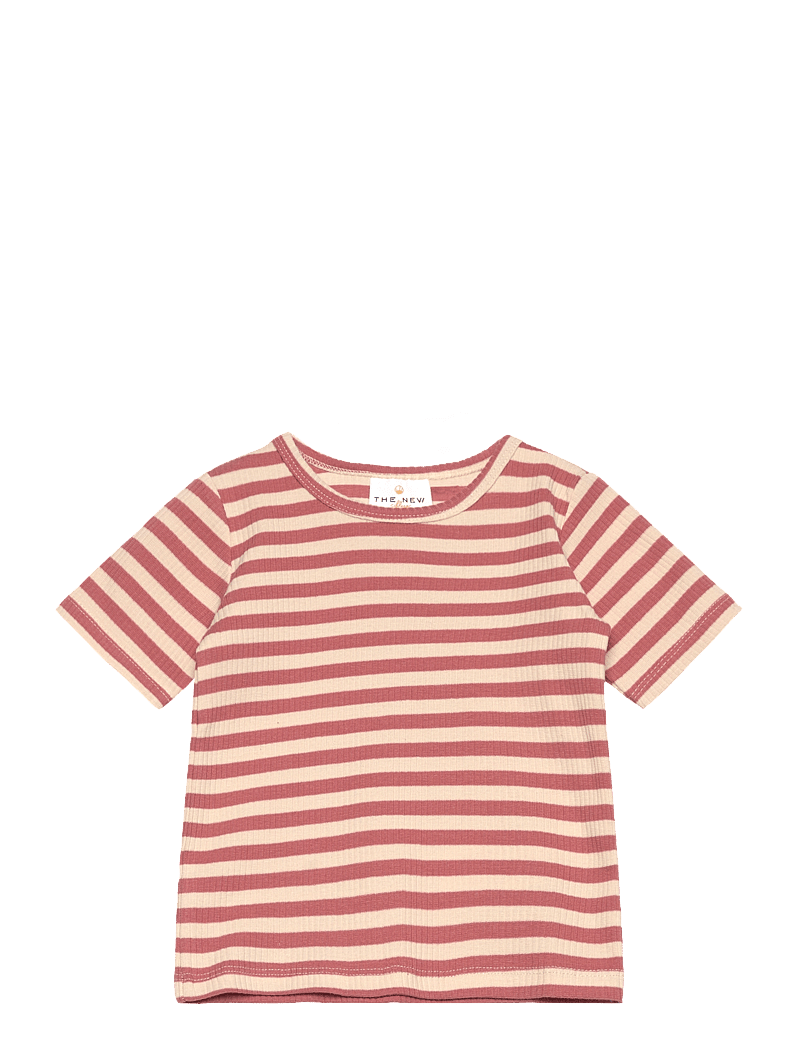 The New - TNSTFro Uni S_S Tee - kurzärmelige - old rose striped - 0