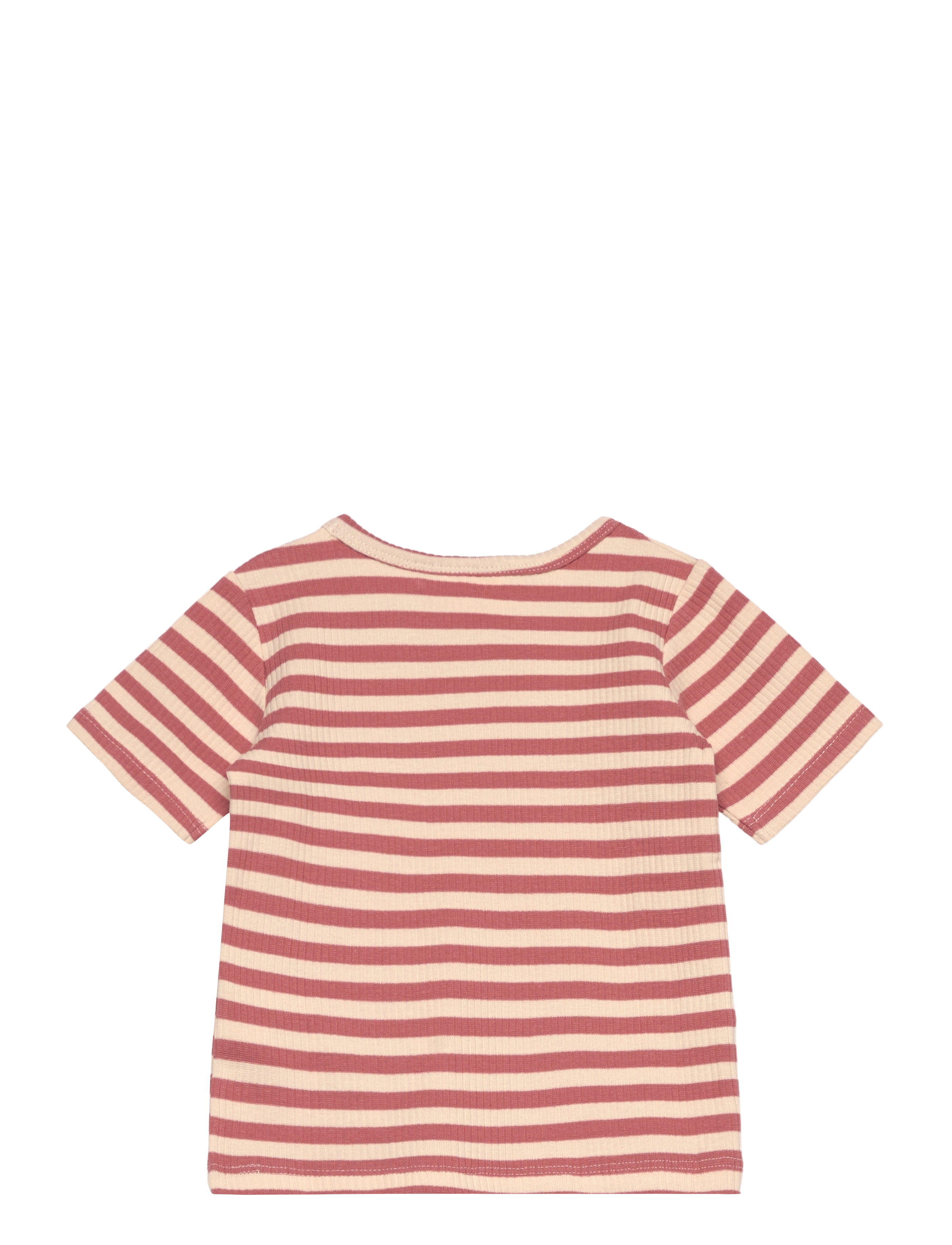 The New - TNSTFro Uni S_S Tee - old rose striped - 1