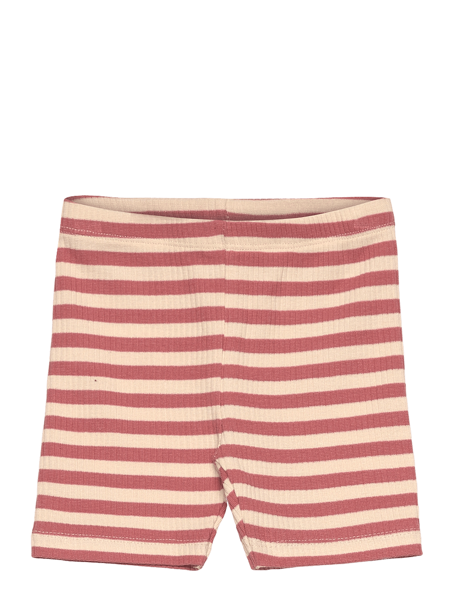 The New - TNSTFro Uni Tight Rib Shorts - casual shorts - old rose striped - 0