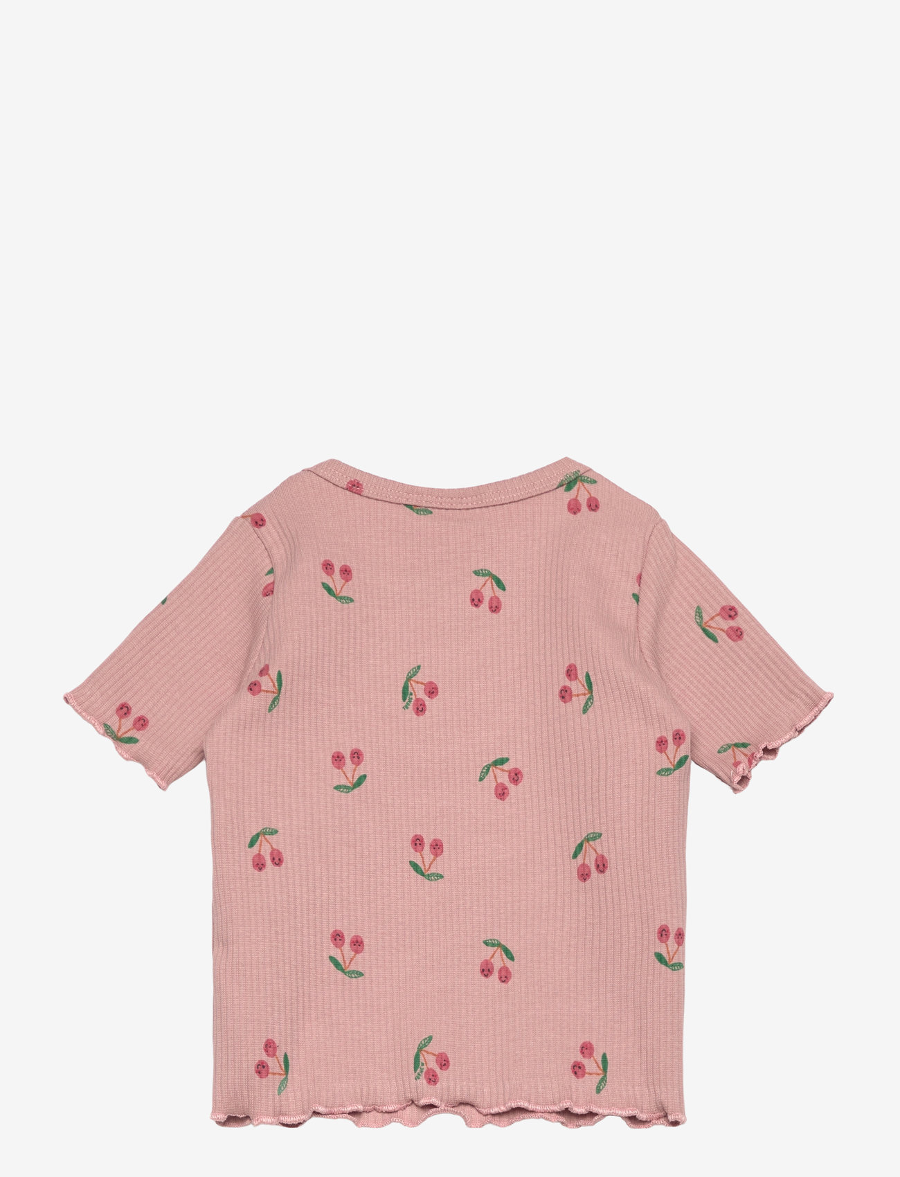 The New - TNSTOona S_S Rib Tee - adobe rose aop - 1
