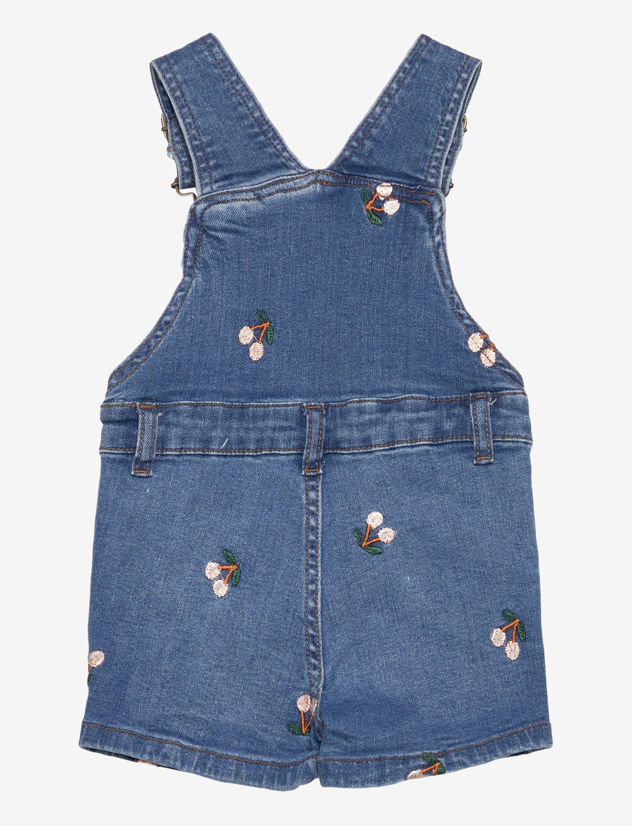 The New - TNSTOvia Short Denim Dungarees - light blue denim emb - 2
