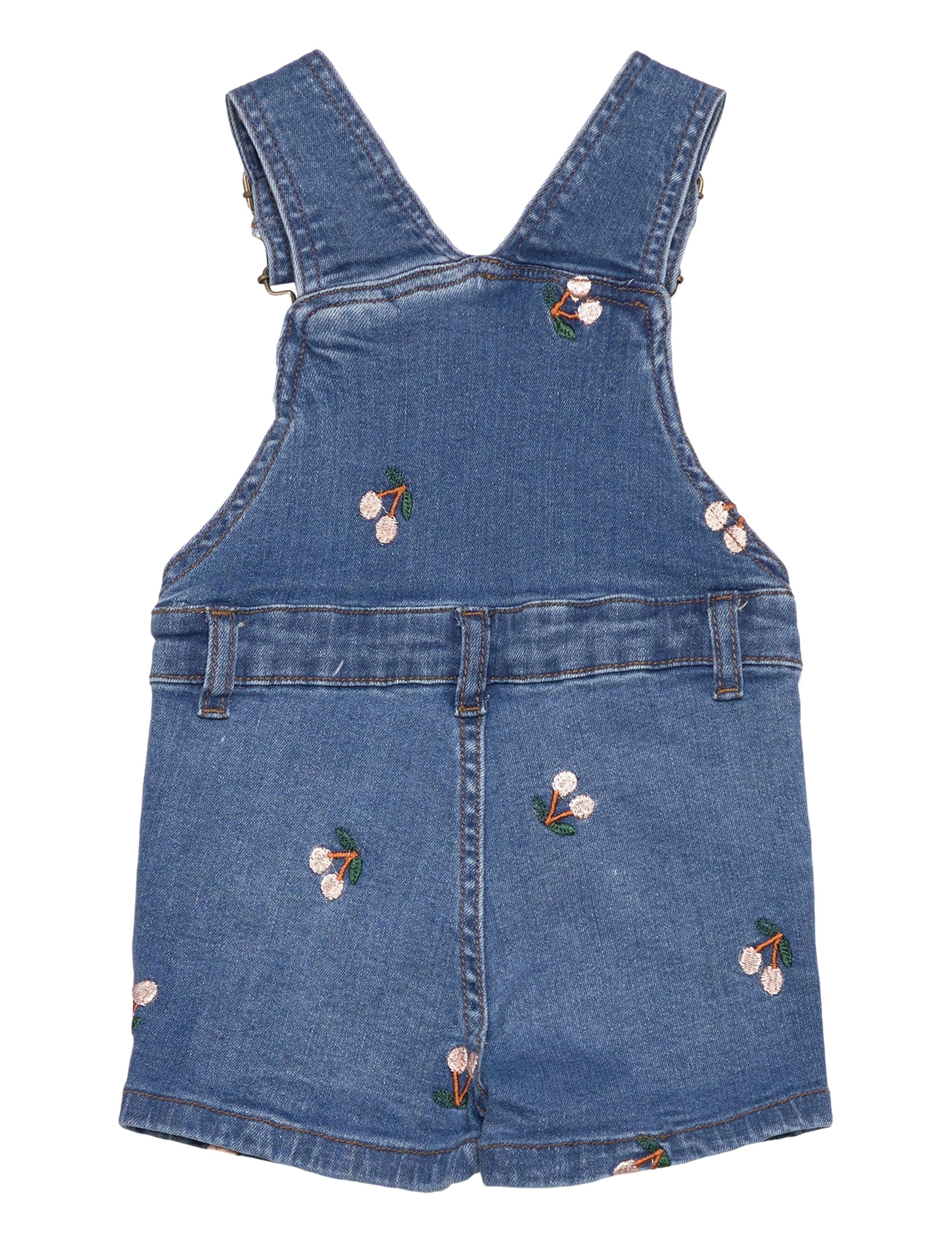 The New - TNSTOvia Short Denim Dungarees - light blue denim emb - 2