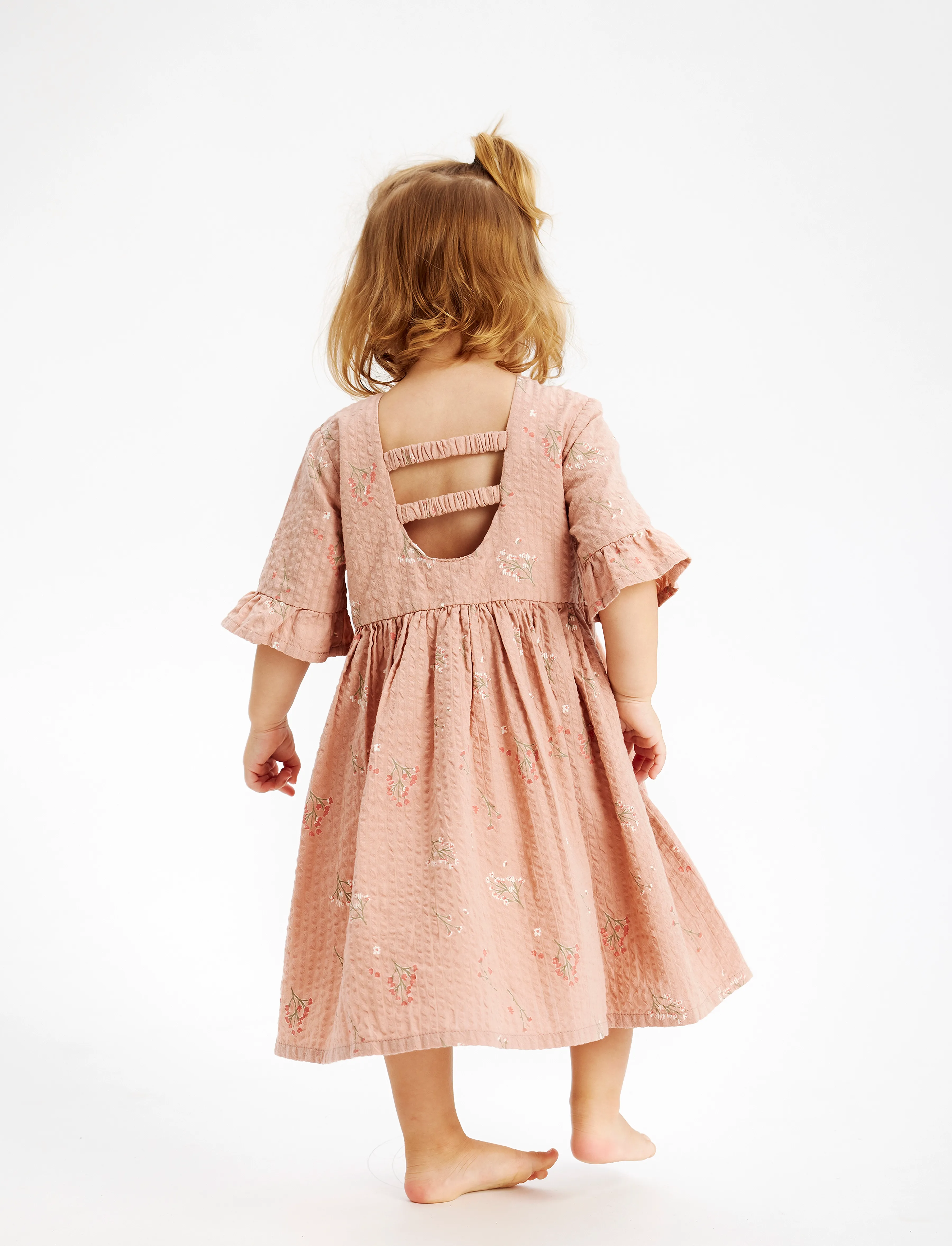 The New - TNSTOline S_S Dress - lühikeste varrukatega beebi kleidid - adobe rose aop - 3