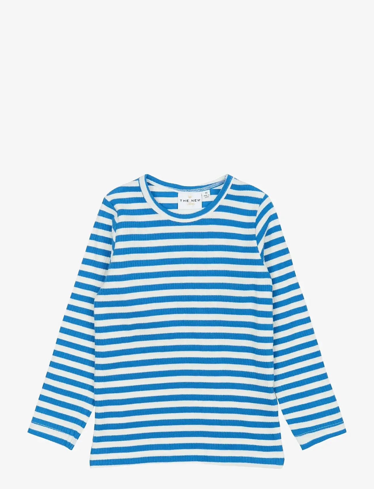 The New - TNSTFro L_S Rib Tee - långärmade t-shirts - campanula striped - 0