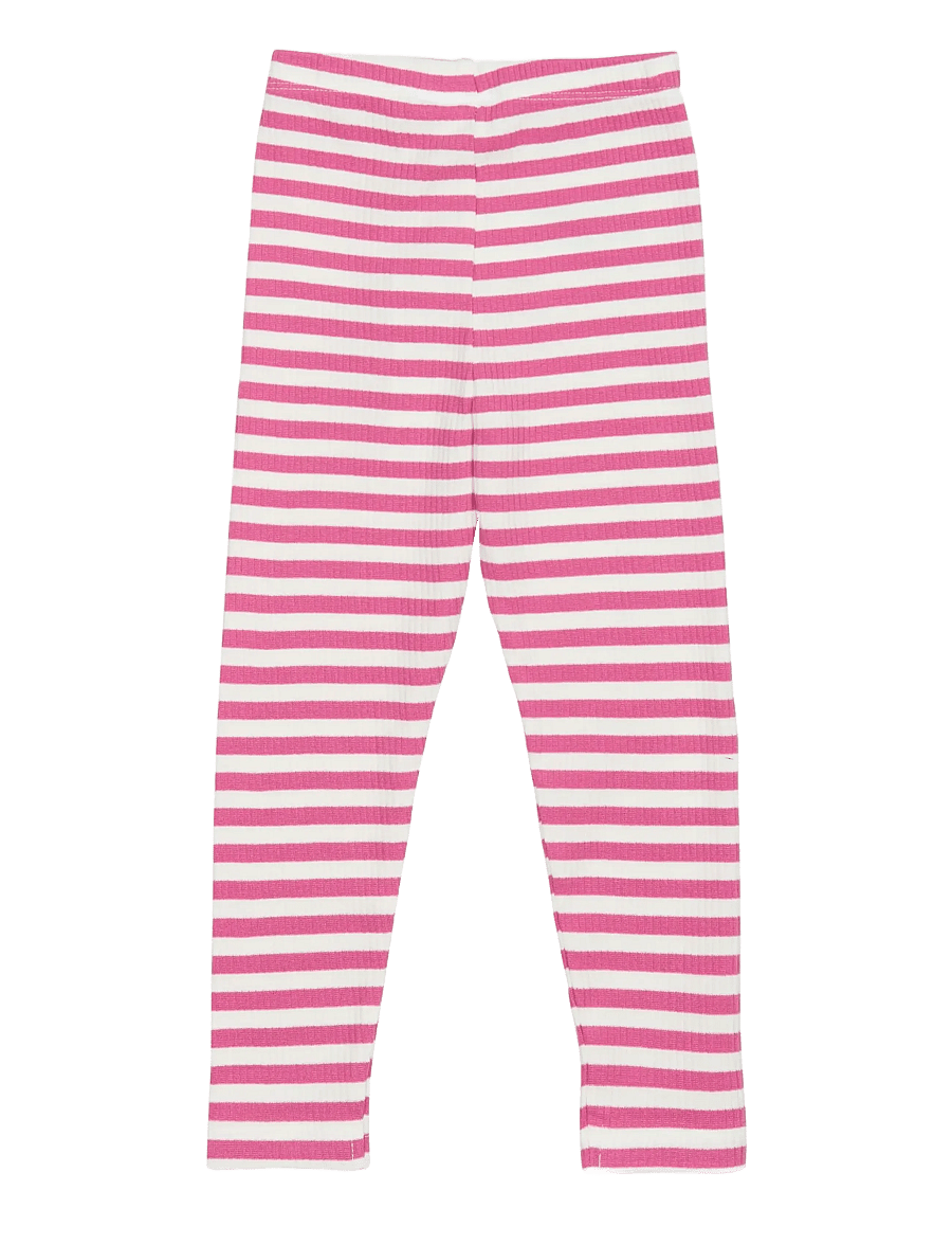 The New - TNSTFro Rib Leggings - leggings - ibis rose striped - 1