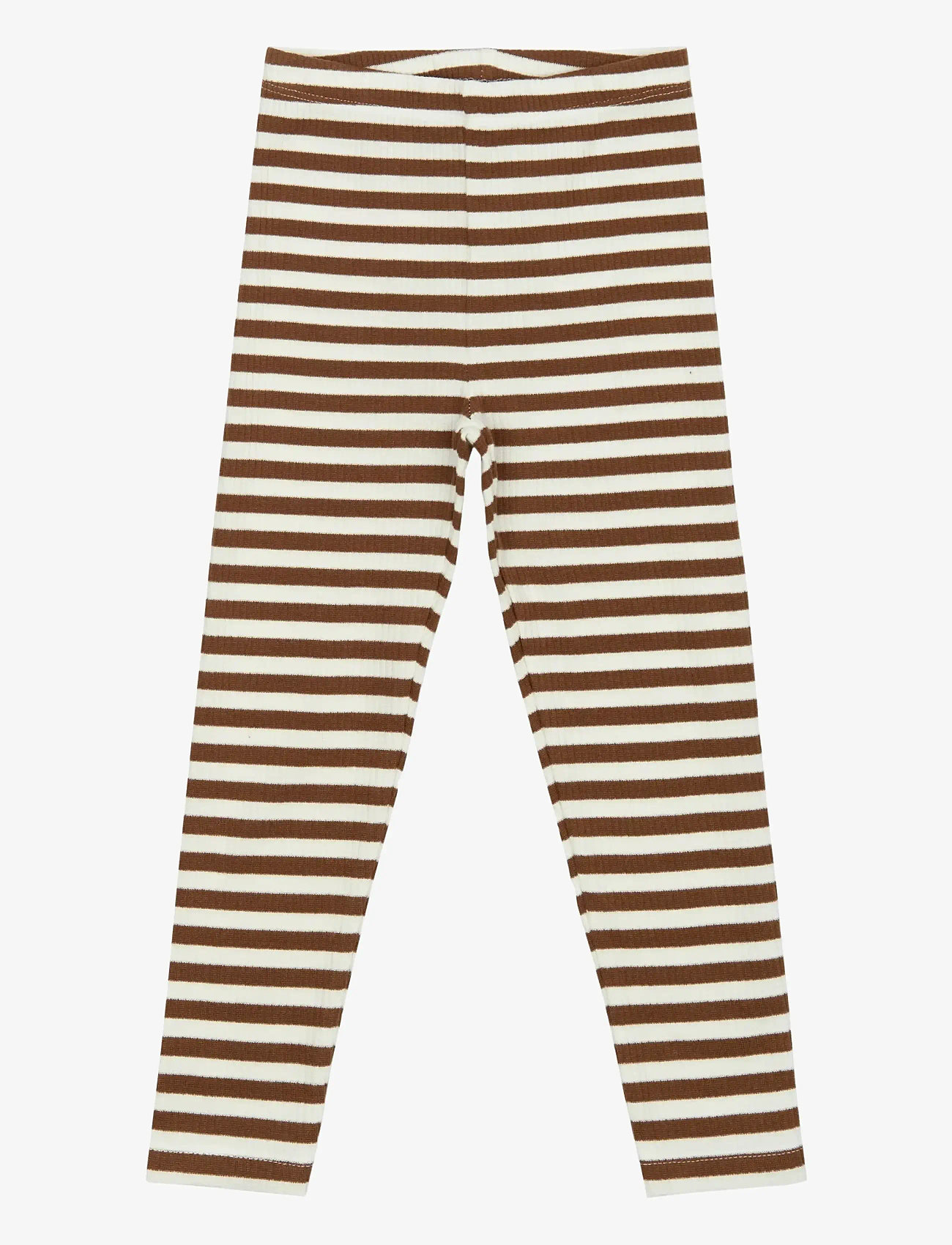 The New - TNSTFro Rib Leggings - retuusid - toffee striped - 0