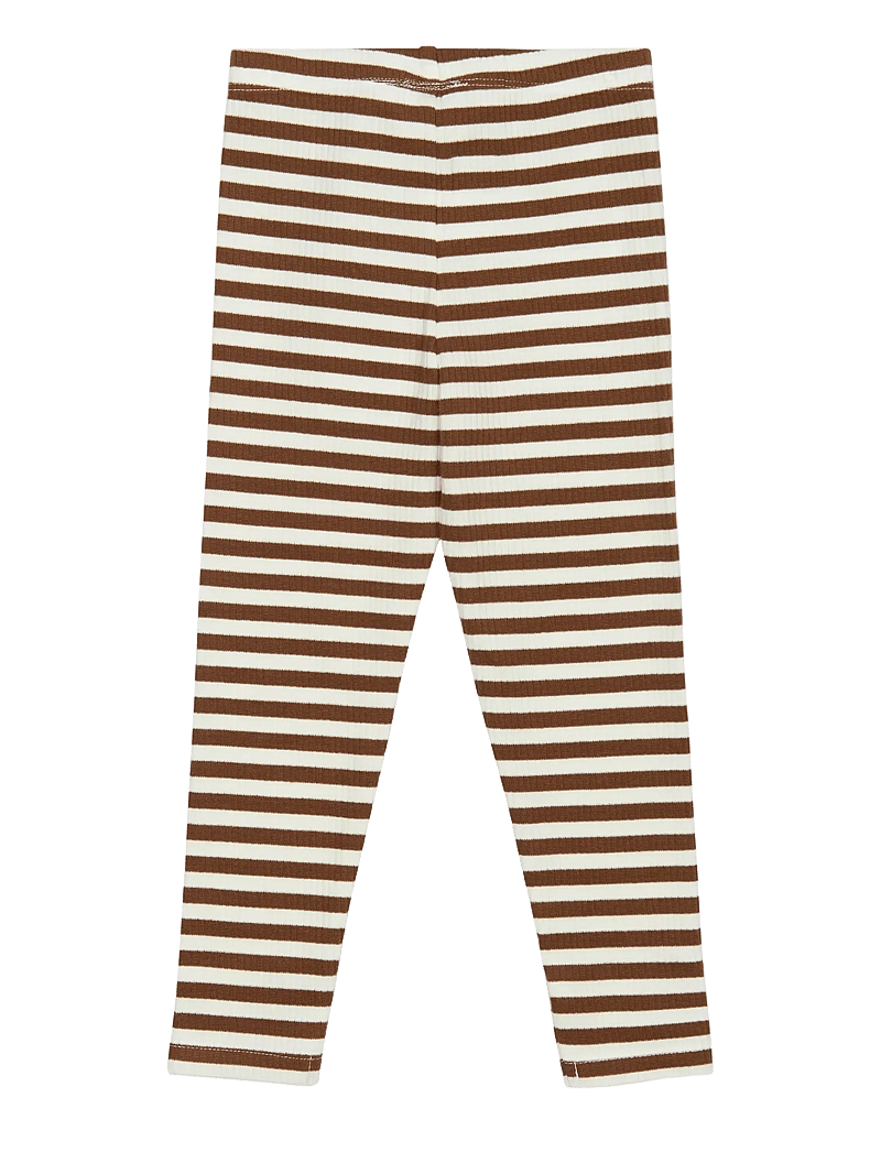 The New - TNSTFro Rib Leggings - retuusid - toffee striped - 1