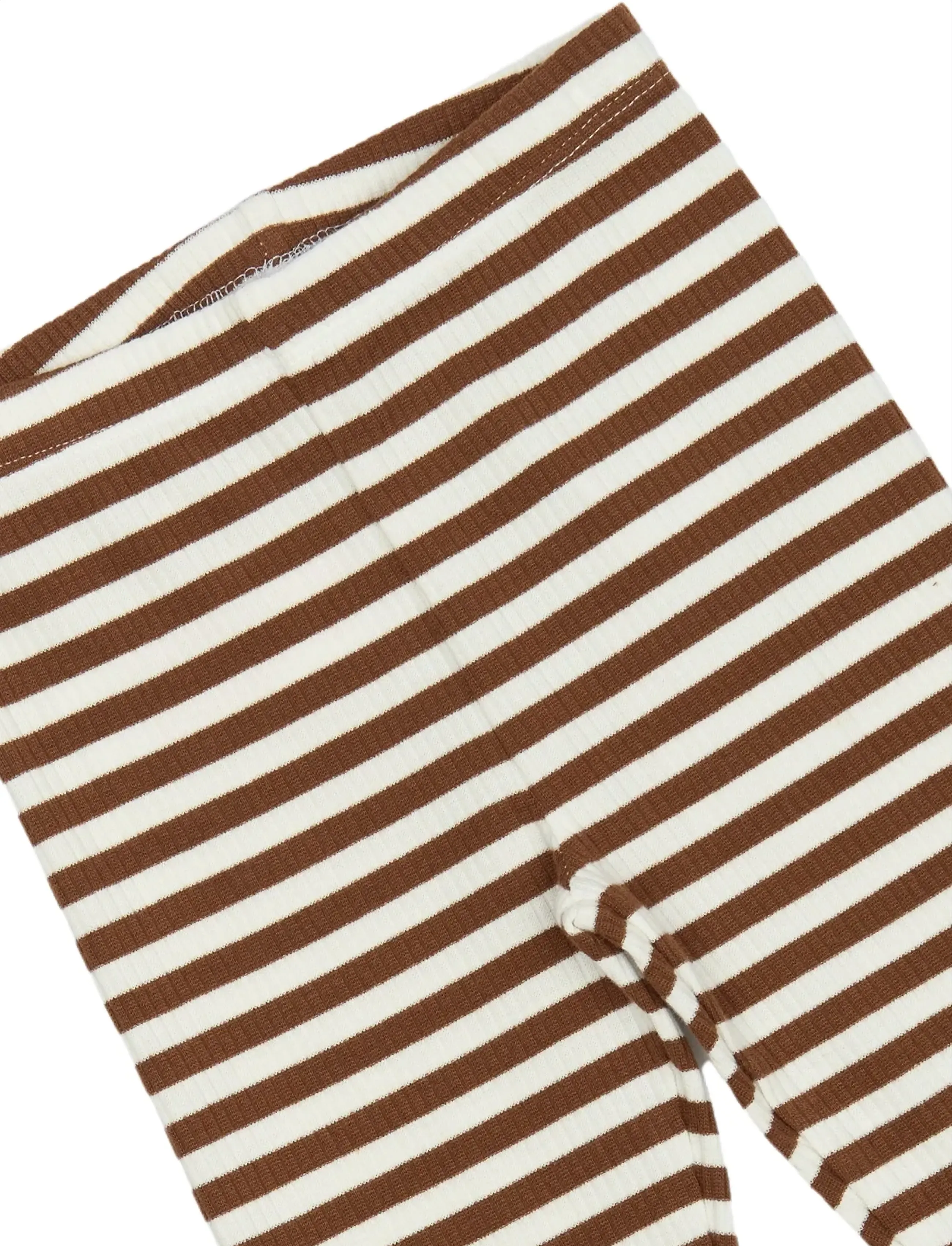 The New - TNSTFro Rib Leggings - leggings - toffee striped - 2