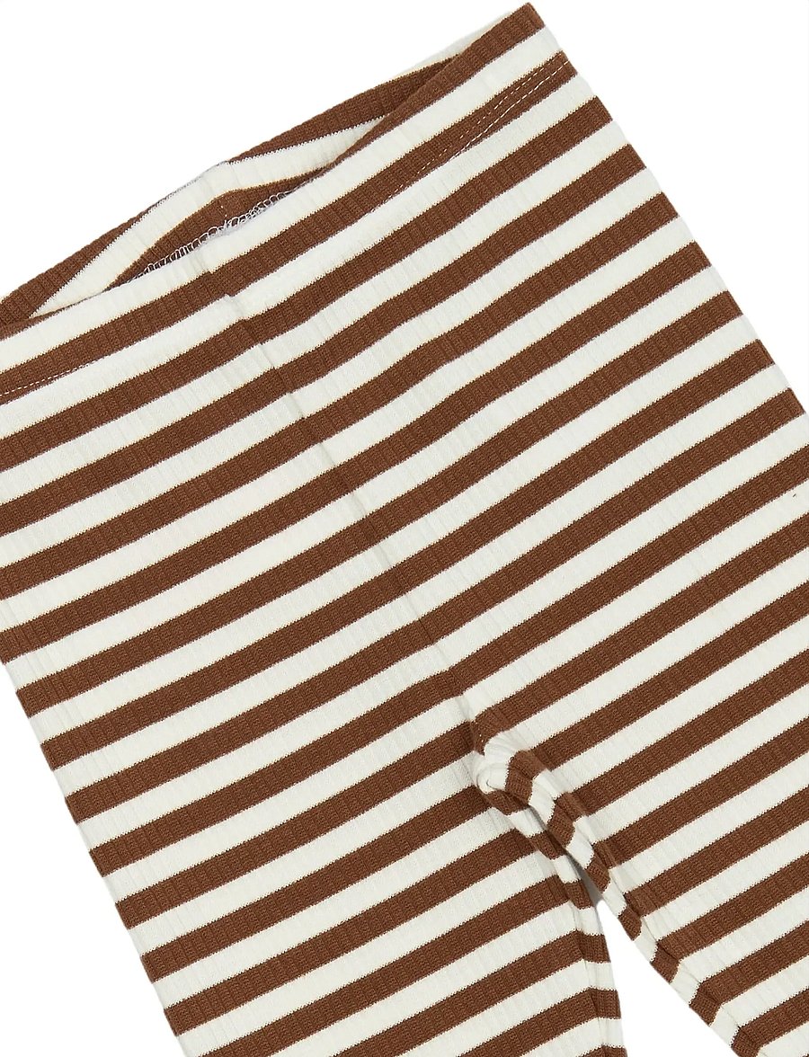 The New - TNSTFro Rib Leggings - leggings - toffee striped - 2