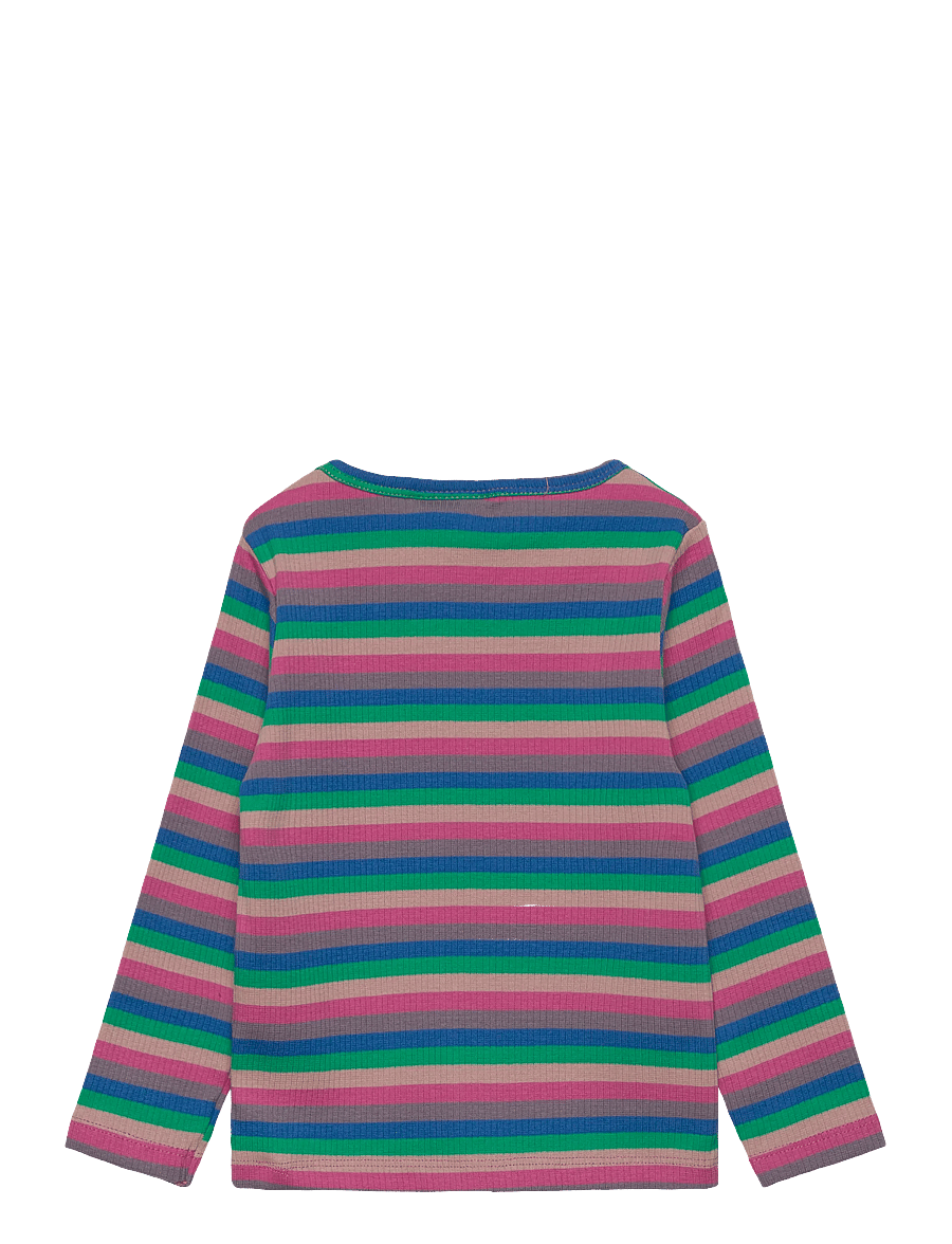 The New - TNSTPolly L_S Rib Tee - marškinėliai ilgomis rankovėmis - multi striped - 1