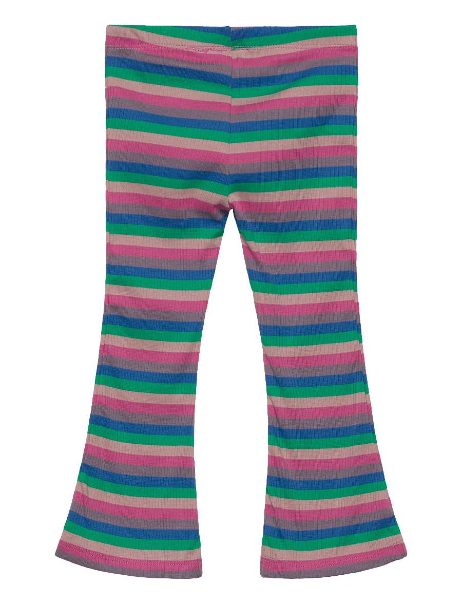 The New - TNSTPolly Flared Rib Pants - byxor - multi striped - 1