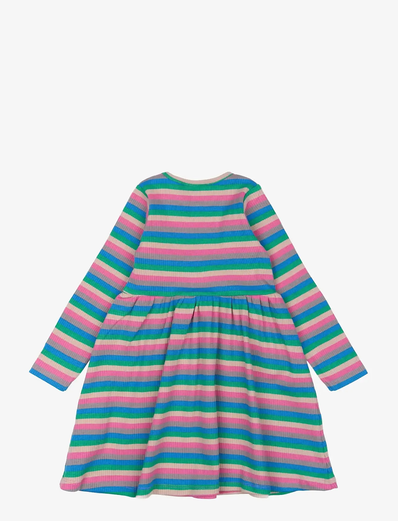 The New - TNSTPolly L_S Rib Dress - langärmelige babykleider - multi striped - 1