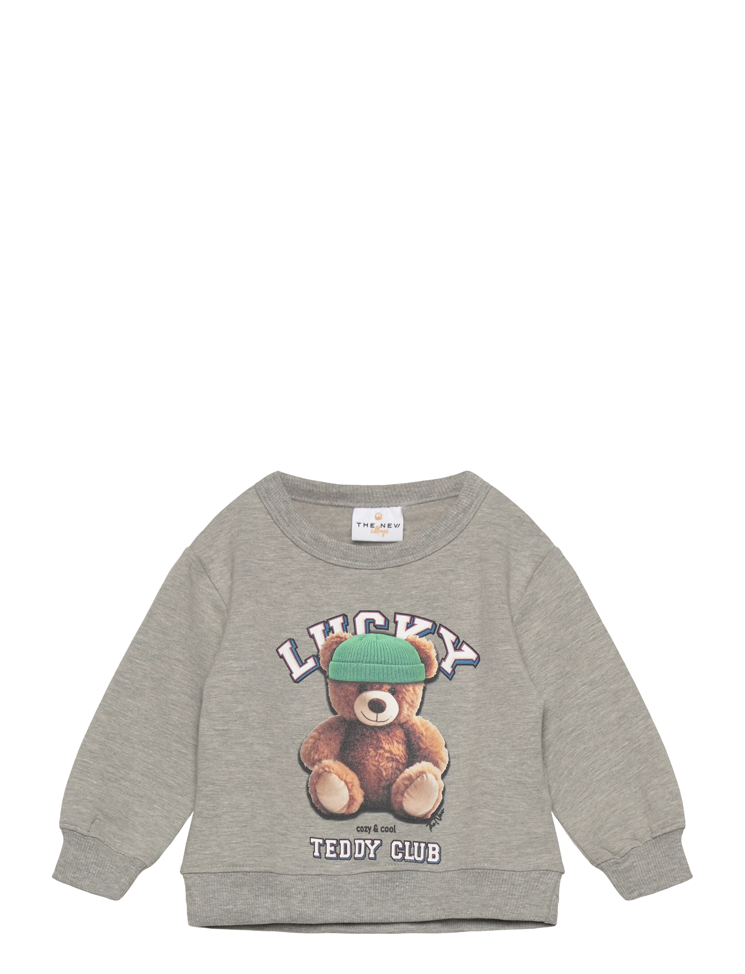 The New Tnstpippin Os Sweatshirt, 110, Sweatshirts & Hoodies, Grau - Sweatshirts, Kinder