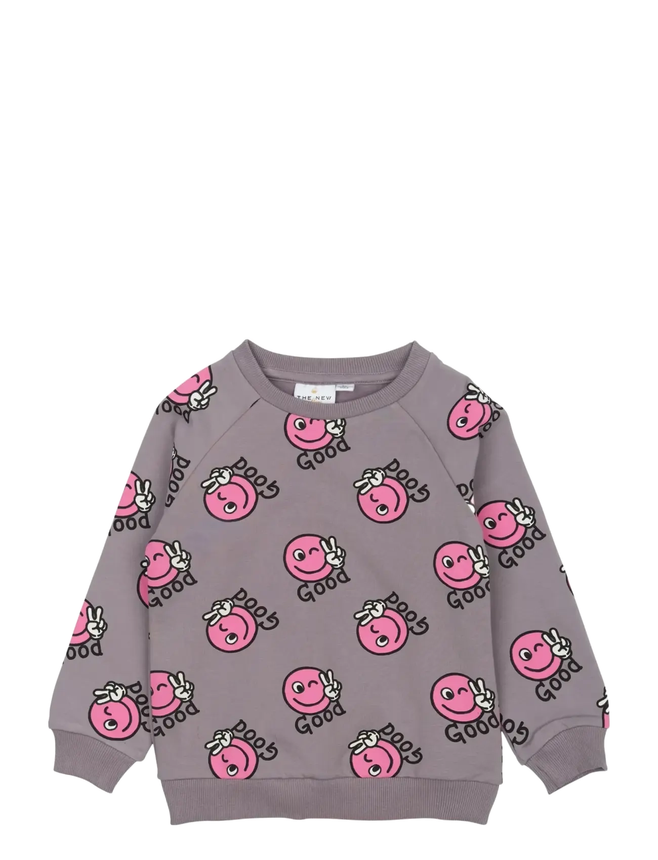 The New TNSTPhoebe Sweatshirt - Tøj - GRAY RIDGE AOP / grey