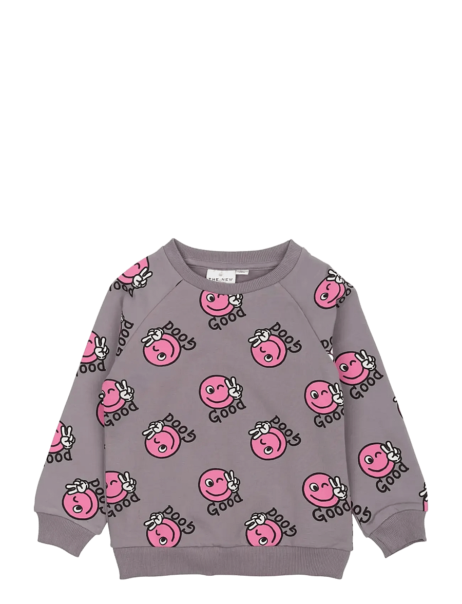 The New - TNSTPhoebe Sweatshirt - sweatshirts - gray ridge aop - 1
