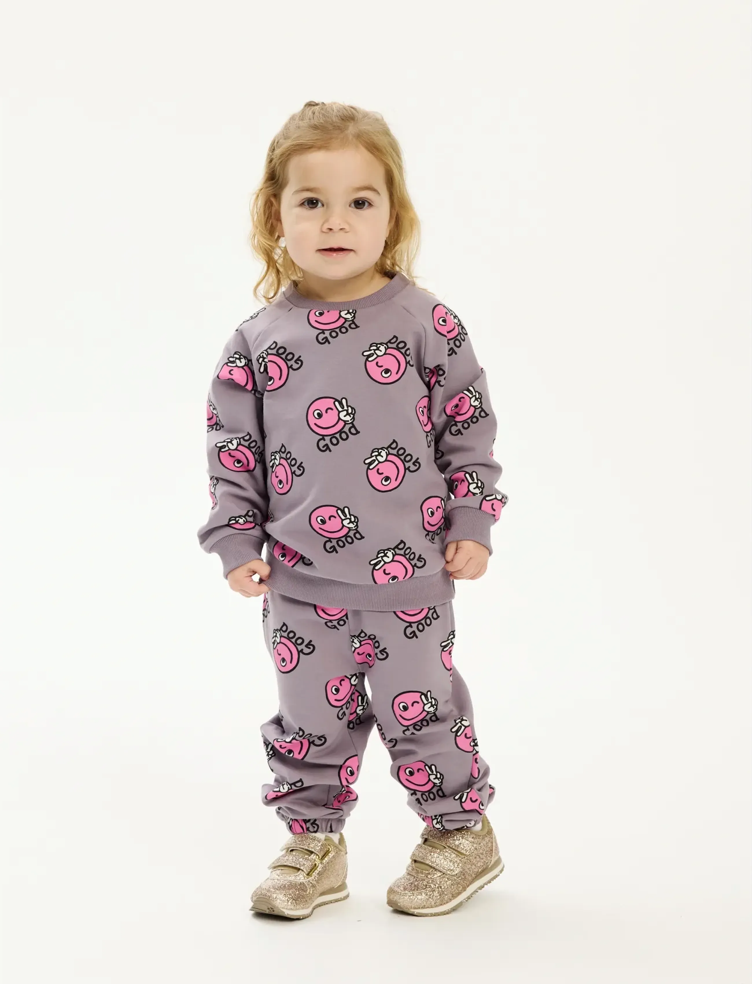 The New TNSTPhoebe Sweatshirt - Yläosat - GRAY RIDGE AOP / grey