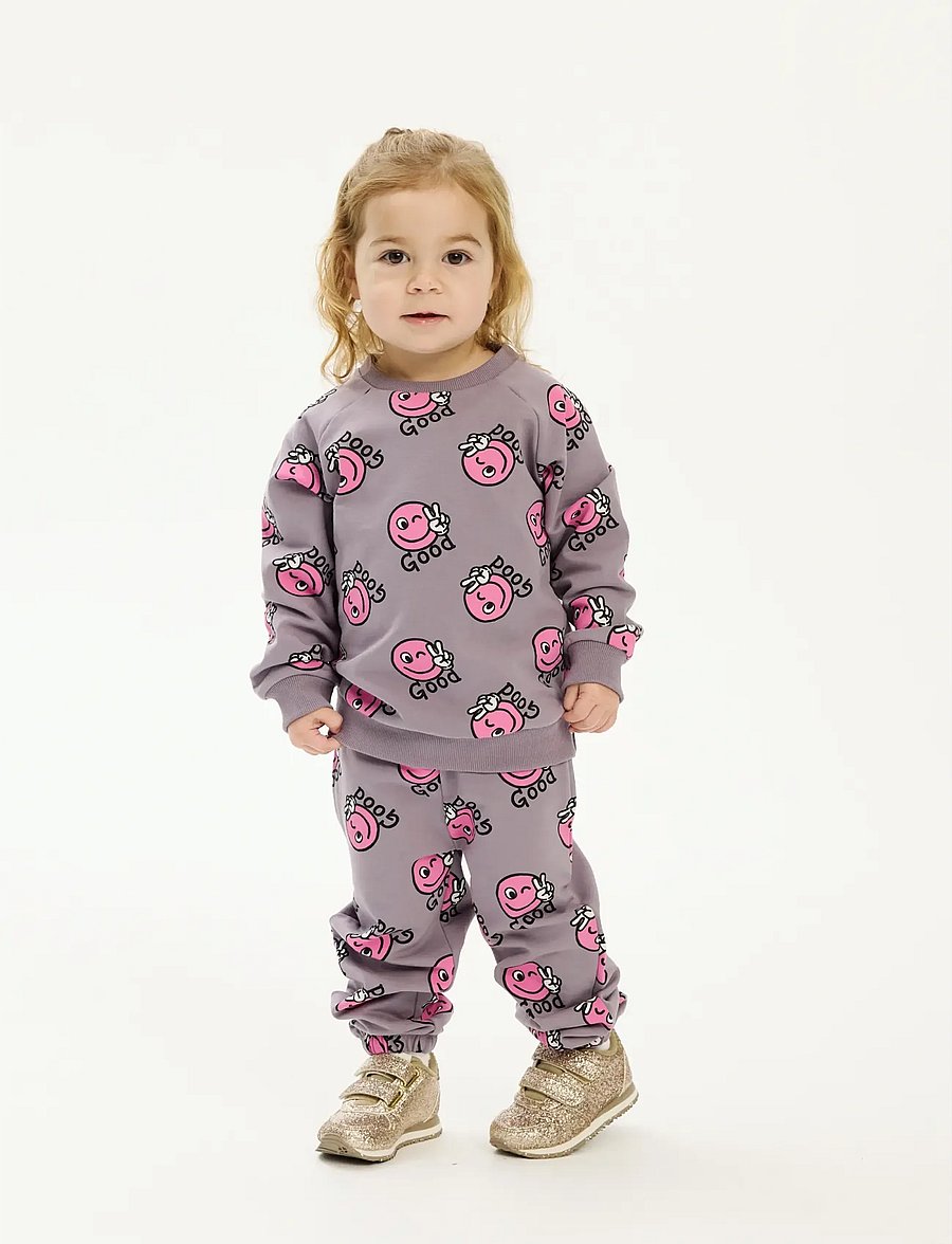 The New - TNSTPhoebe Sweatshirt - sweatshirts - gray ridge aop - 0