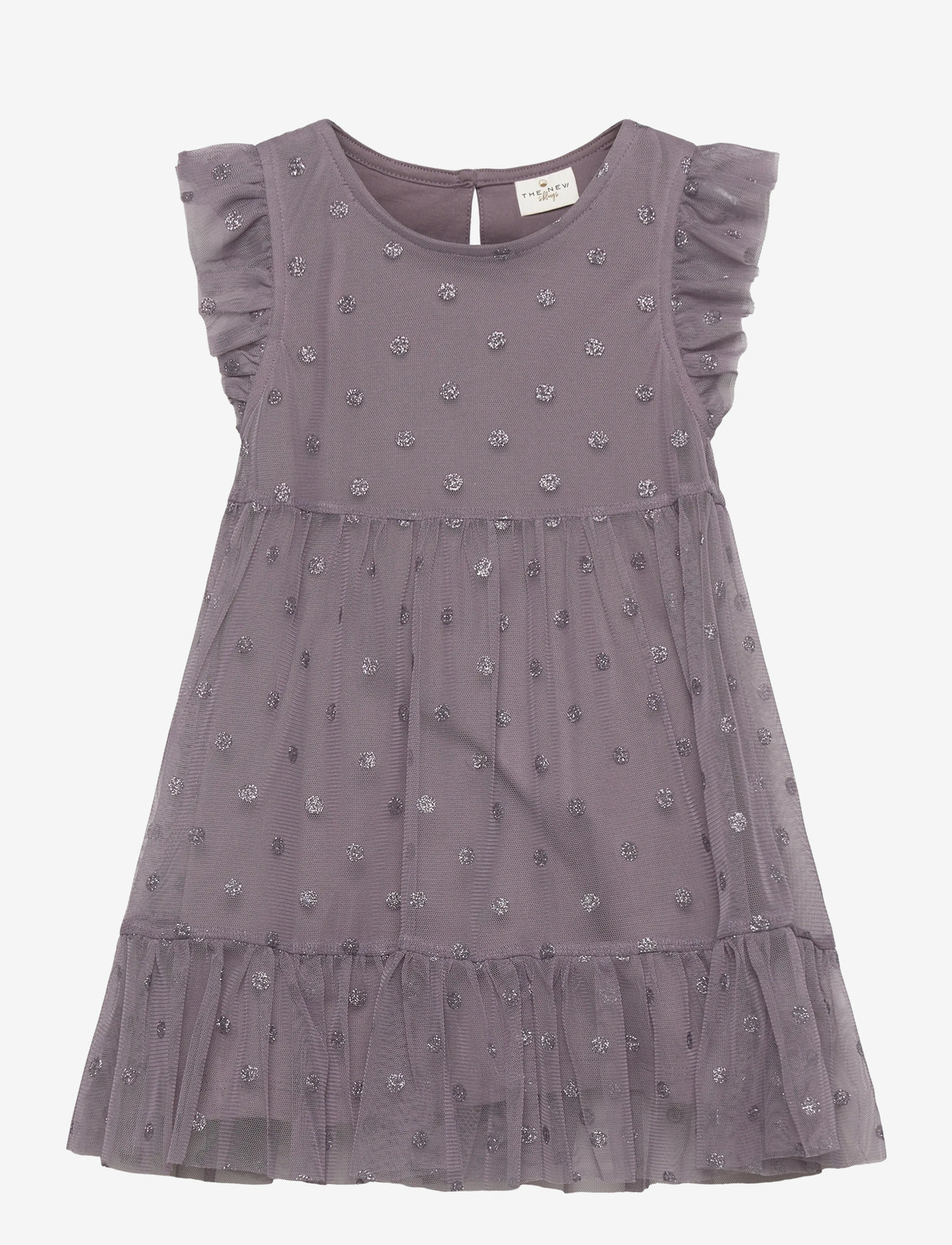 The New - TNSTPoppy S_L Dress - gray ridge aop - 1