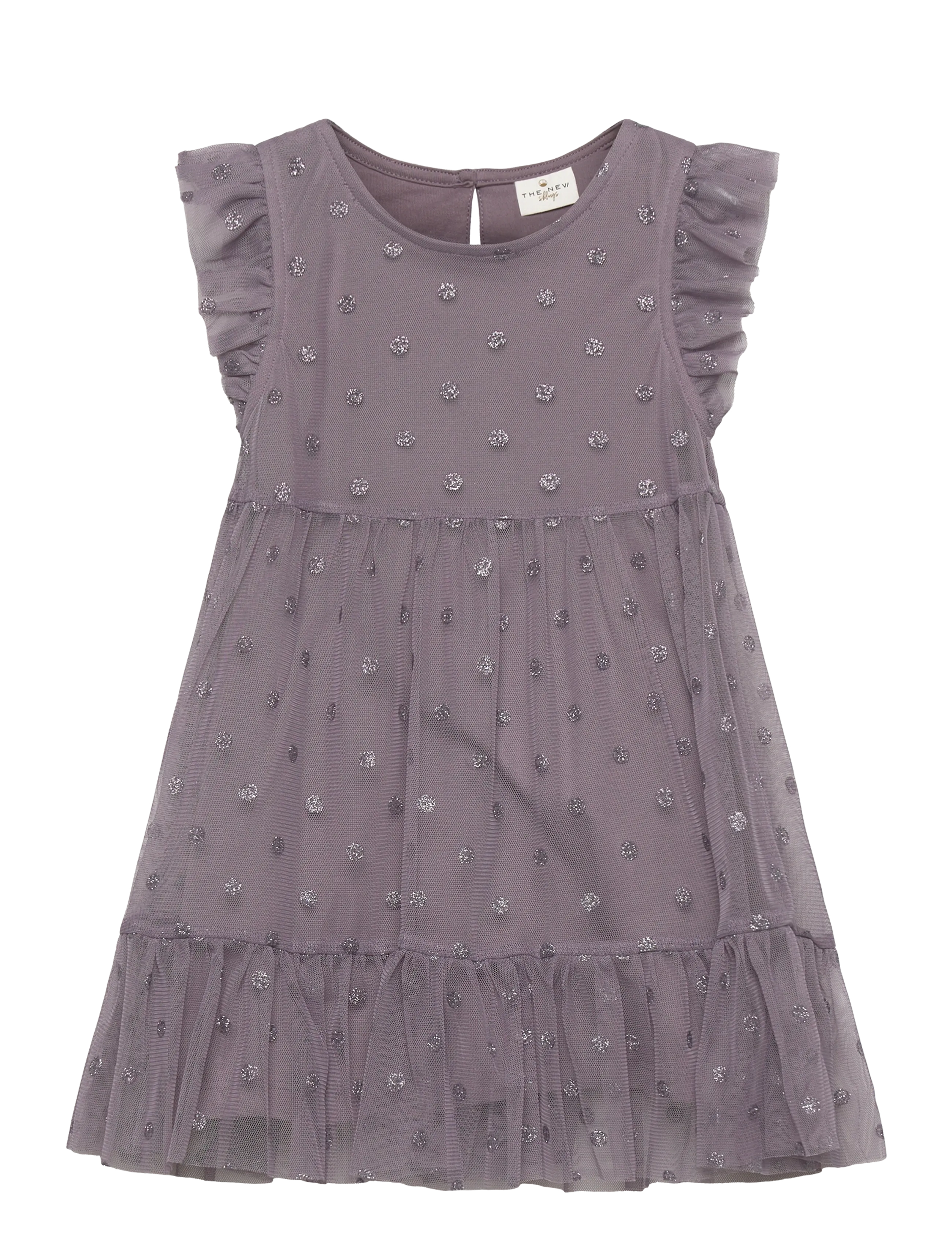 The New - TNSTPoppy S_L Dress - gray ridge aop - 1