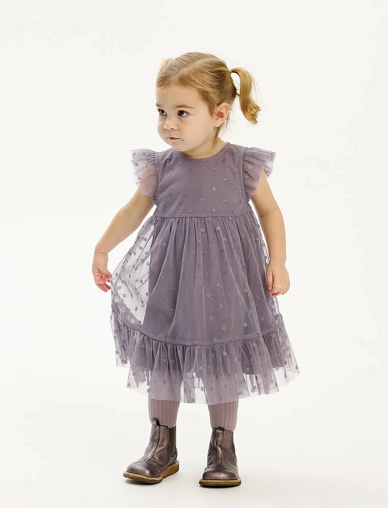 The New - TNSTPoppy S_L Dress - gray ridge aop - 0