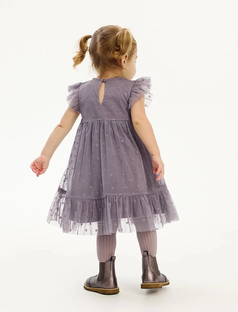 The New - TNSTPoppy S_L Dress - gray ridge aop - 3