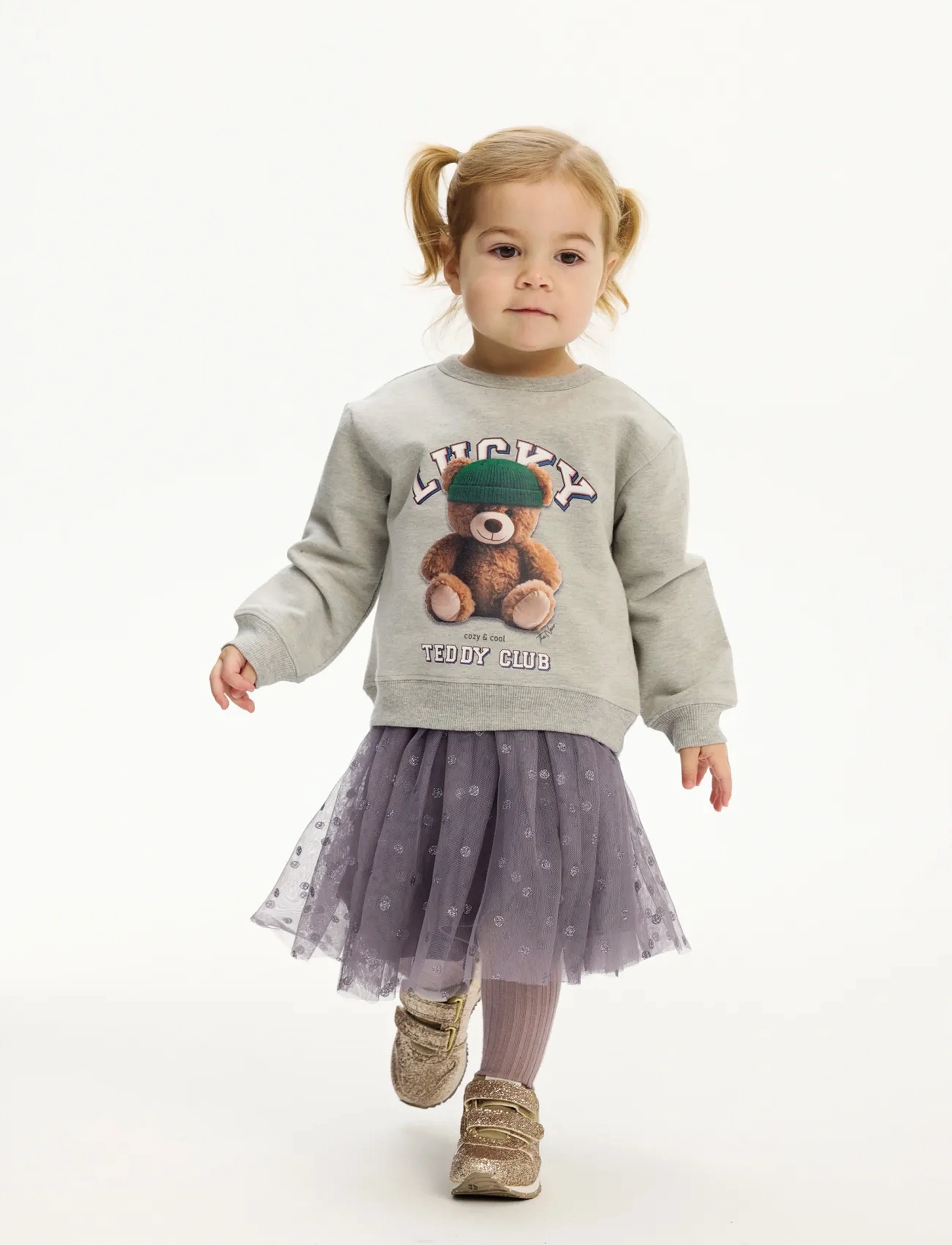 The New TNSTPoppy Skirt - Tüll-Rock - GRAY RIDGE AOP / purple