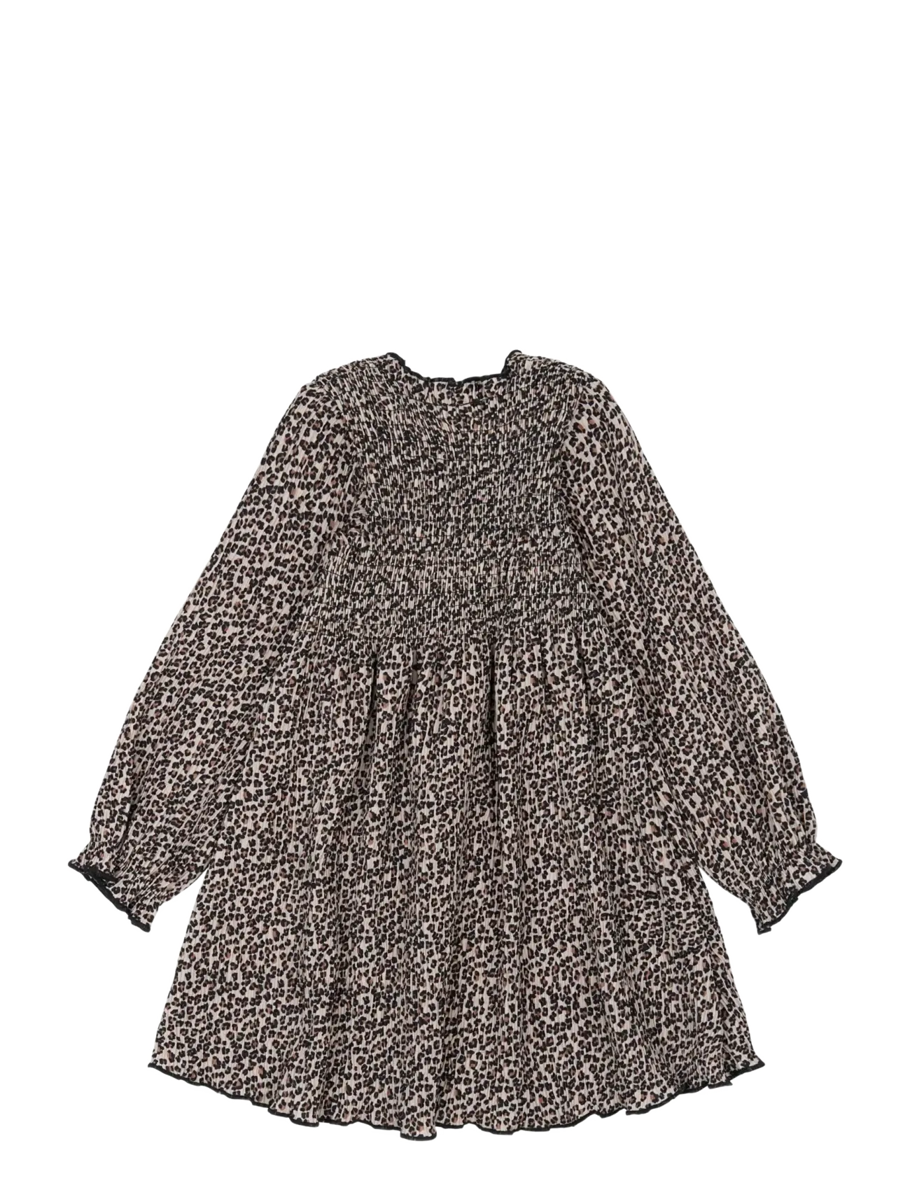 The New - TNSTPetula L_S Pleat Dress - pikkade varrukatega beebi kleidid - feather gray aop - 2
