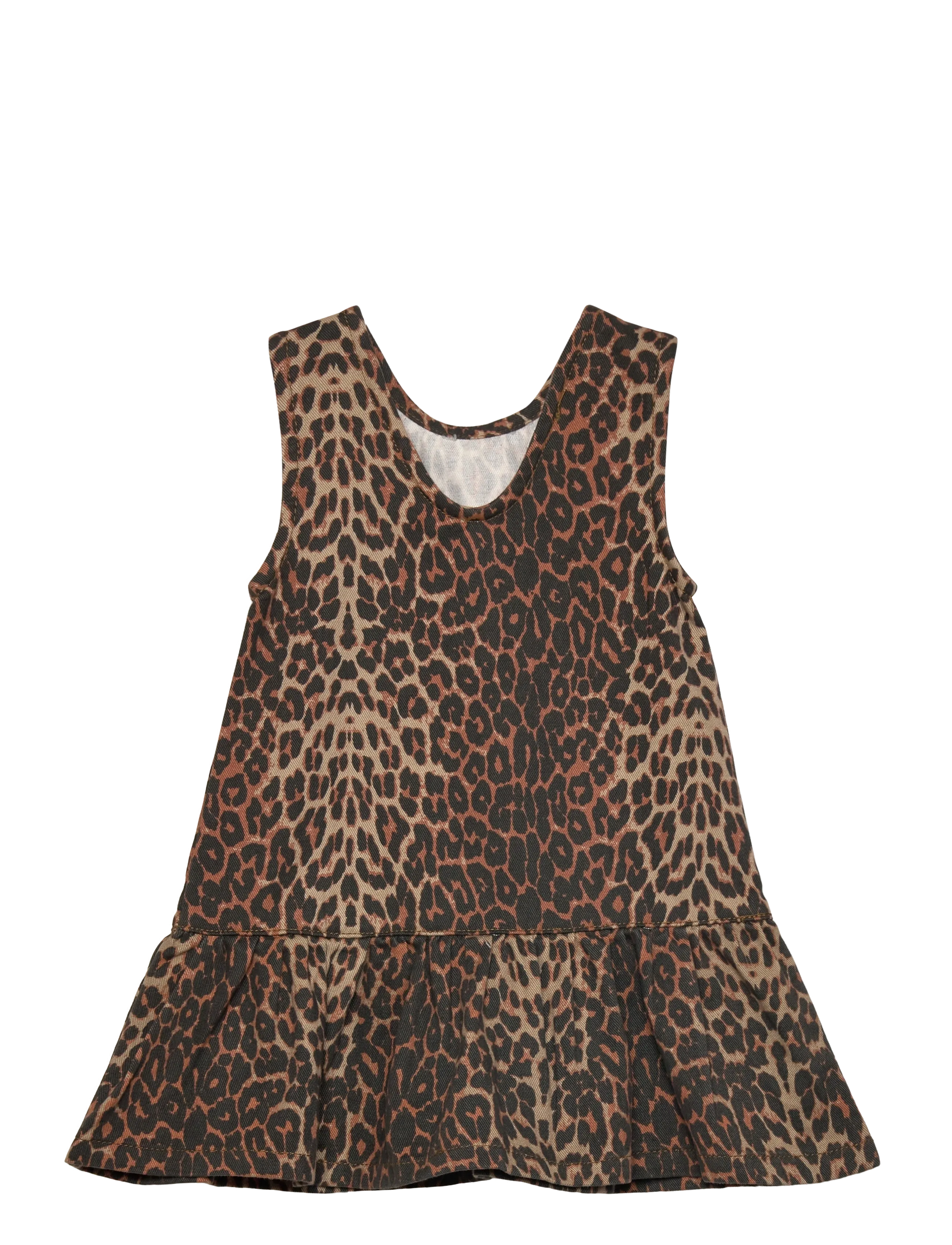 The New Tnstpaloma S_L Denim Dress, 92, Baby Dresses, Braun - Sleevless Kinder