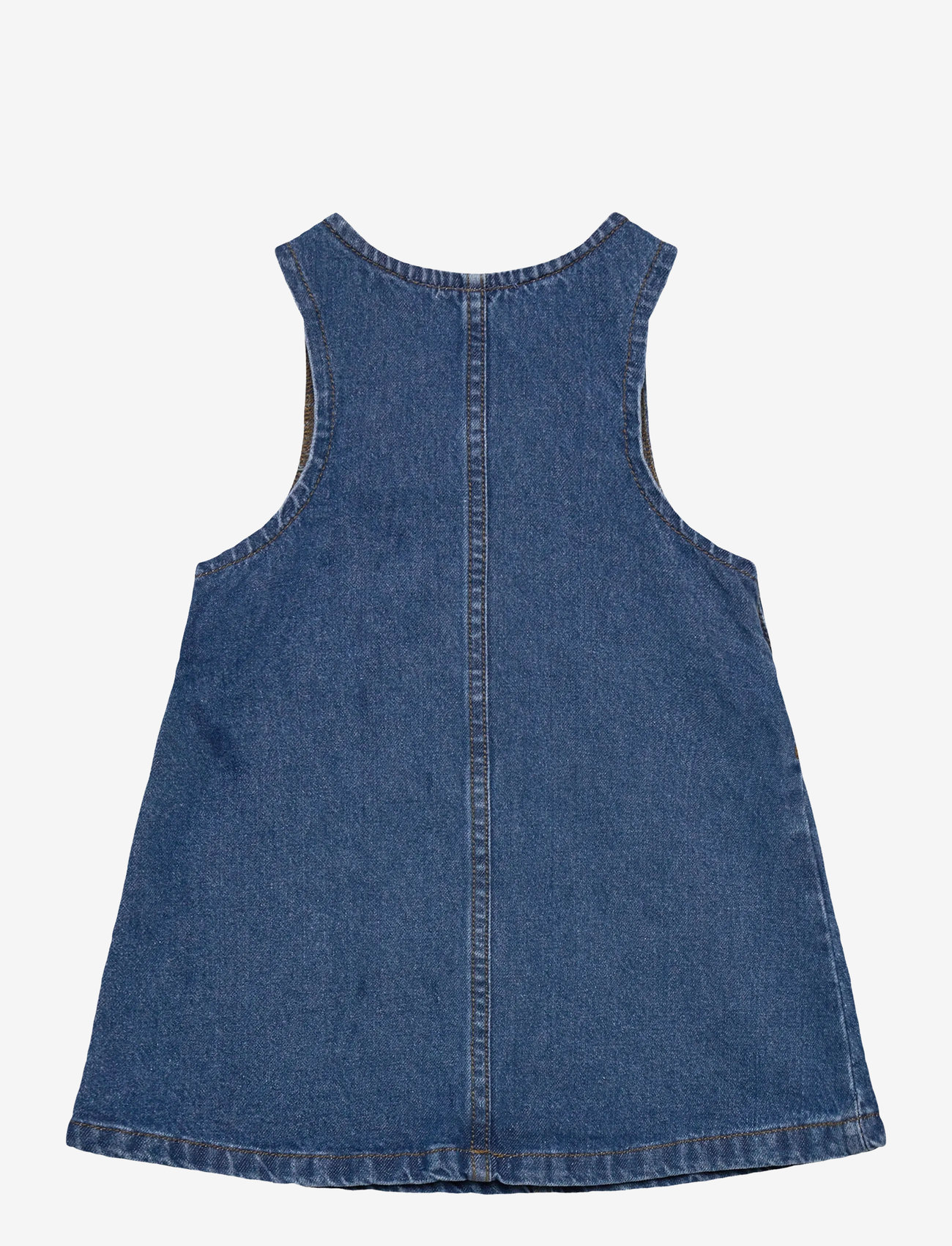 The New - TNSTPida S_L Denim Dress - Ärmlösa vardagsklänningar - medium blue denim - 1