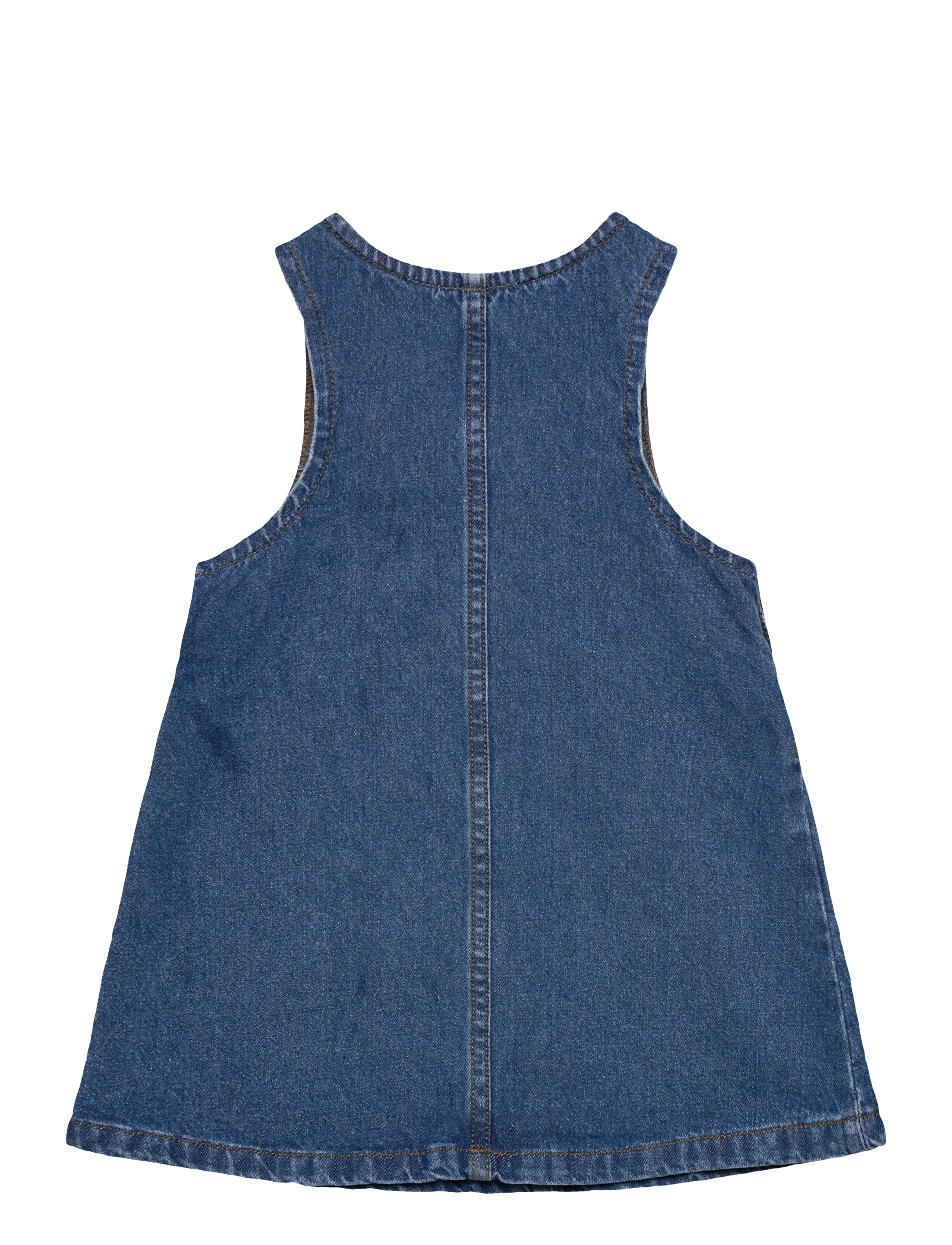 The New - TNSTPida S_L Denim Dress - Ärmellose freizeitkleider - medium blue denim - 2