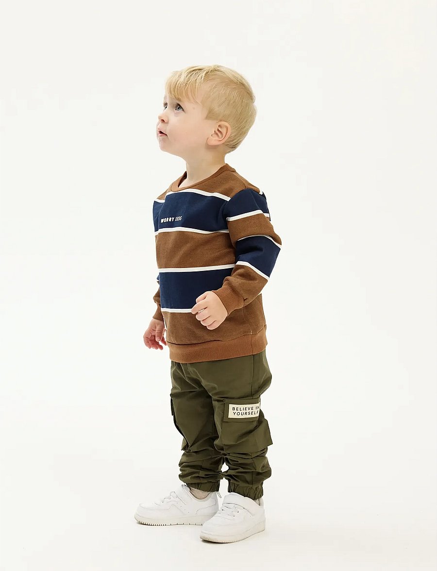 The New - TNSTPier Sweatshirt - toffee striped - 0
