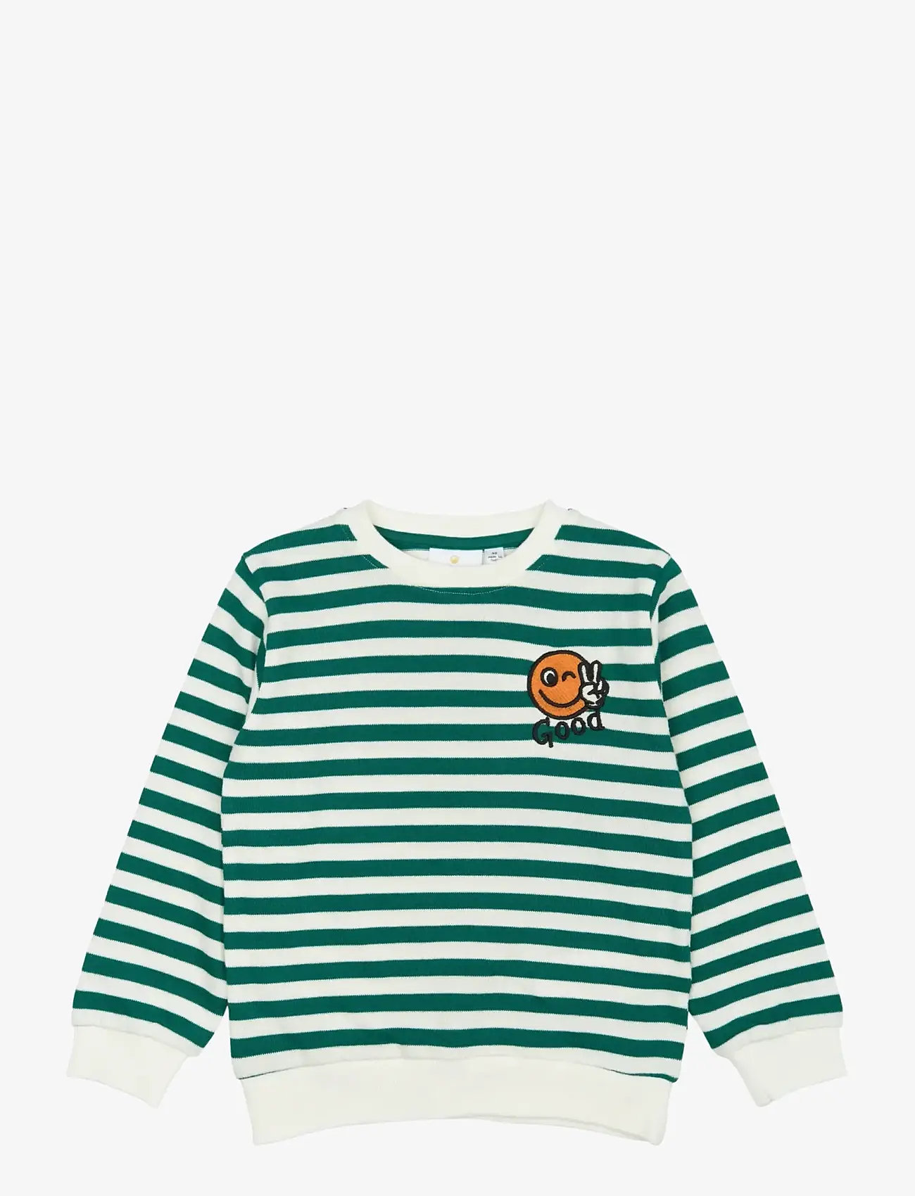 The New - TNSTPer Sweatshirt - dressipluusid - alpine green striped - 1