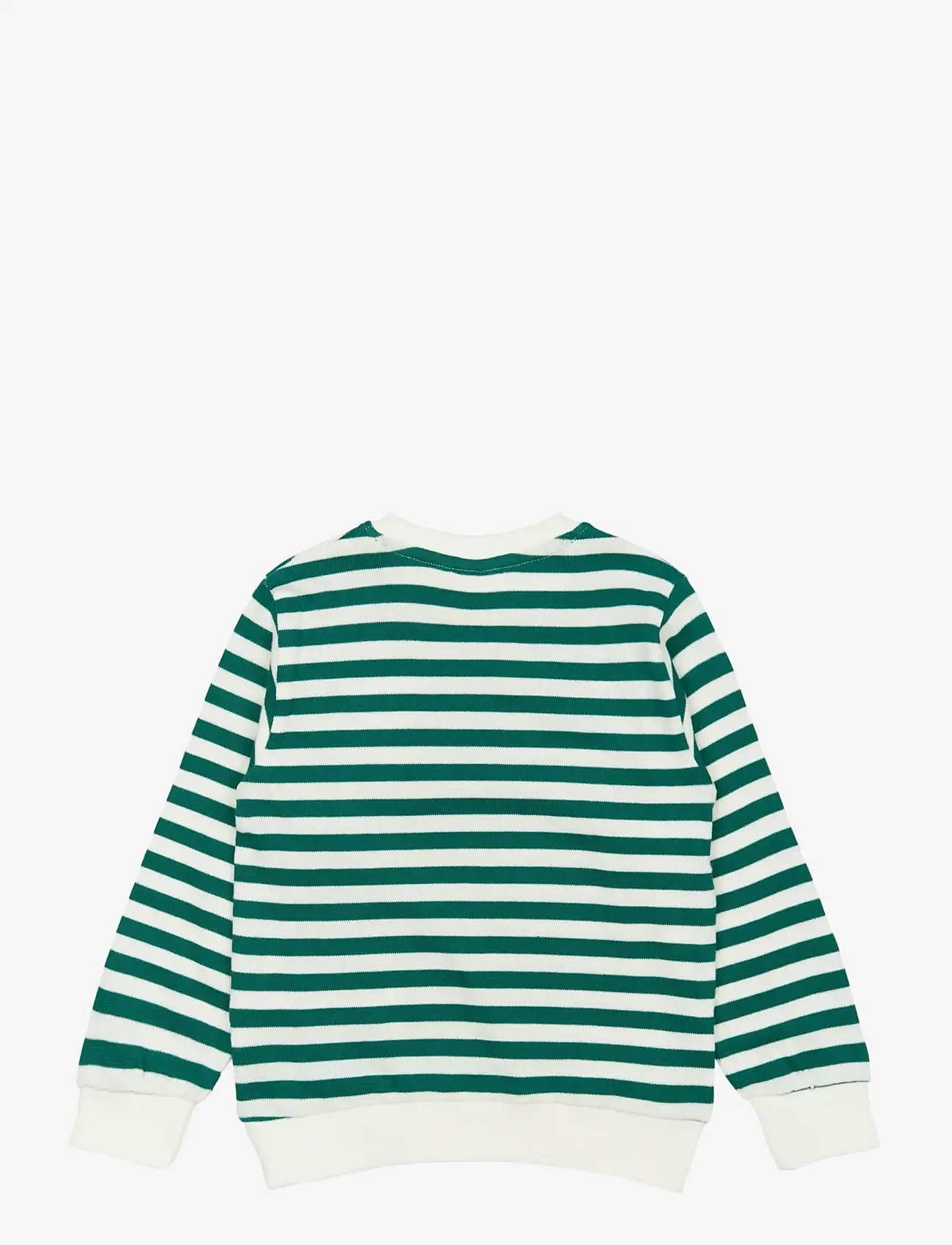 The New - TNSTPer Sweatshirt - dressipluusid - alpine green striped - 2