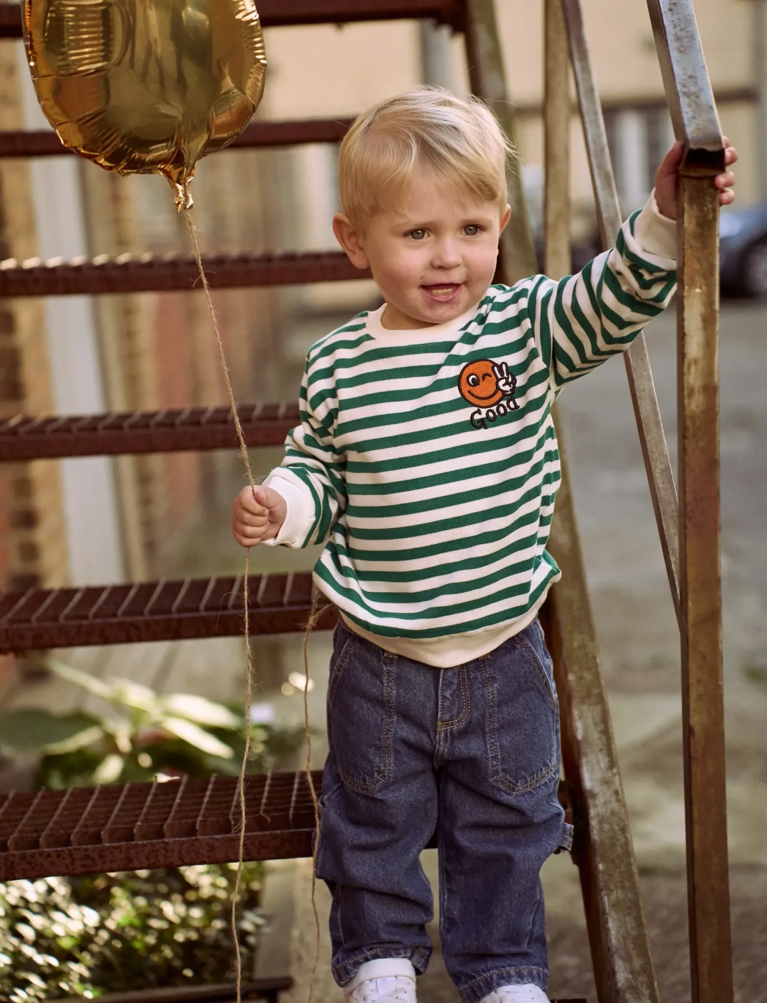The New TNSTPer Sweatshirt - Sweatshirts - ALPINE GREEN STRIPED / green
