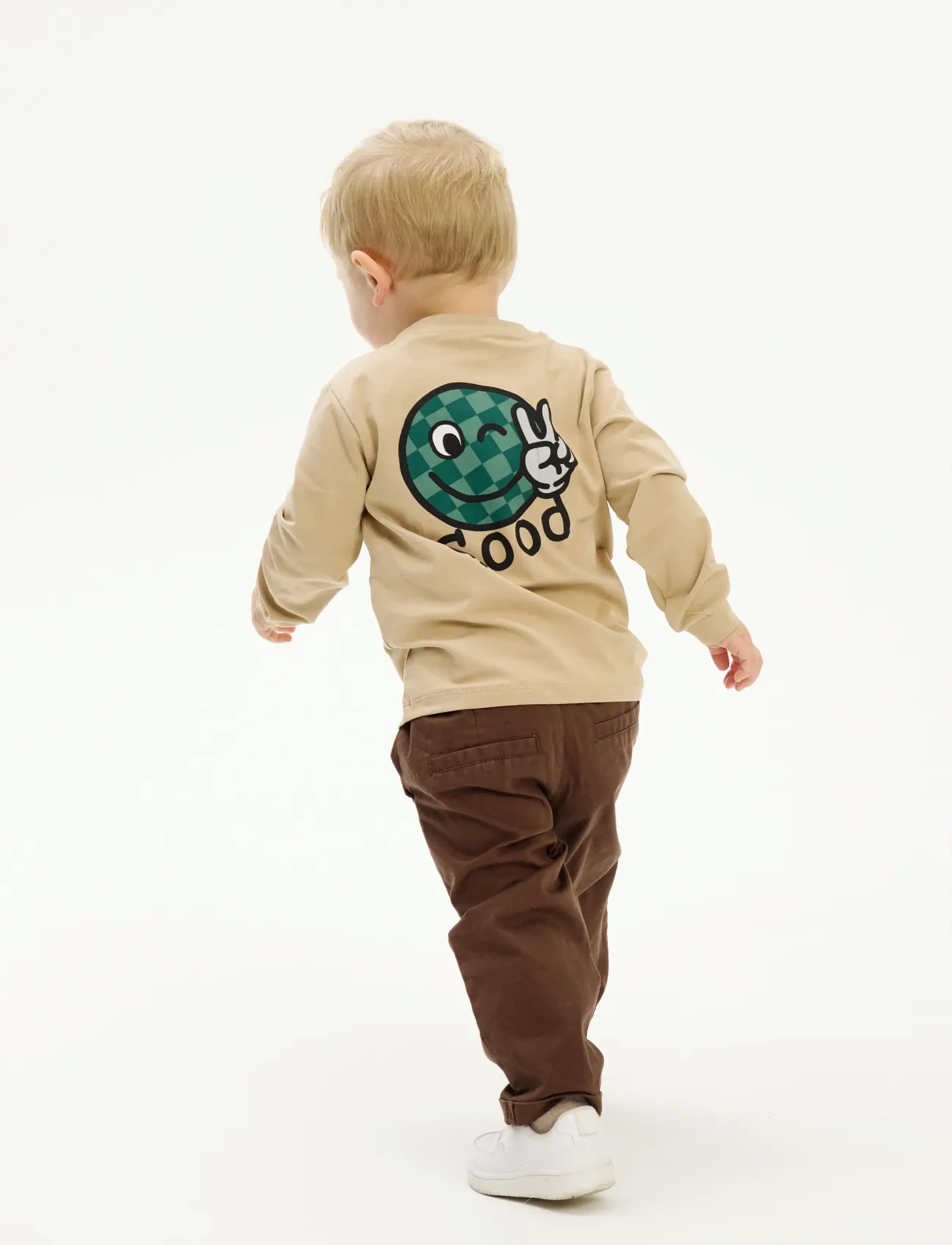 The New - TNSTPatton L_S Tee - dressipluusid - humus - 3