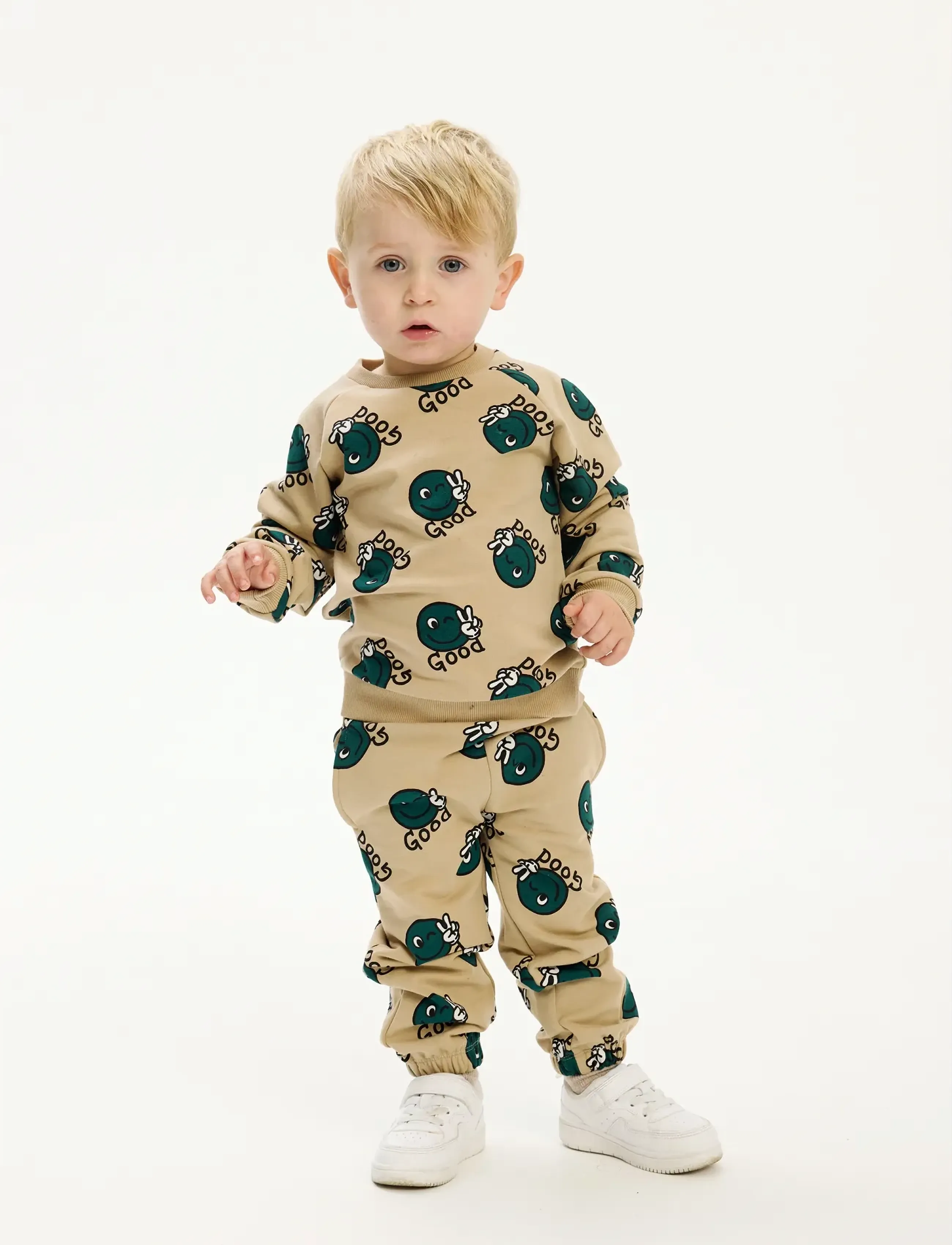 The New TNSTPhil Sweatpants - Underdele - HUMUS AOP / beige