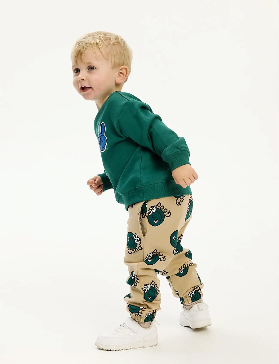 The New - TNSTPhil Sweatpants - mjukisbyxor - humus aop - 5
